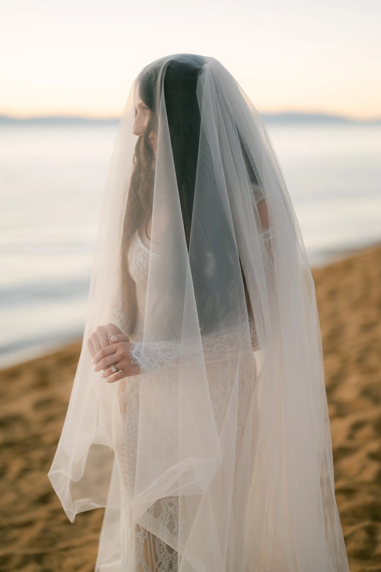 Edgewood Lake Tahoe wedding, photo of the bride