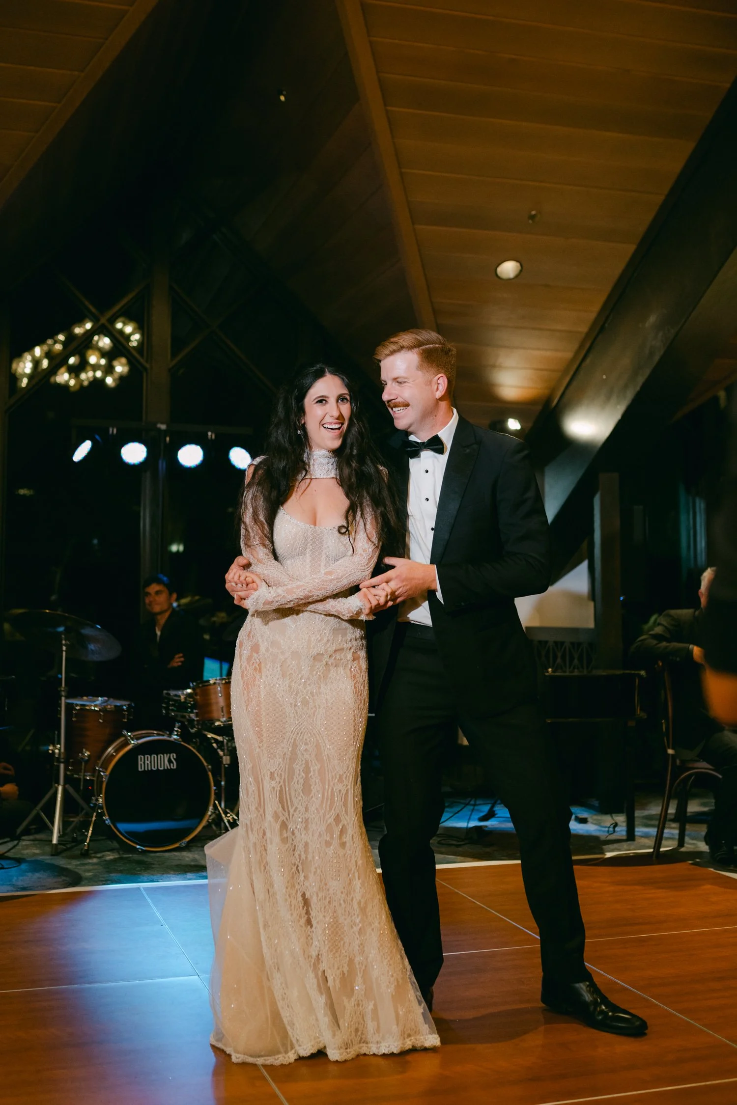 Edgewood Lake Tahoe wedding, photo of the bride and groom's first dance