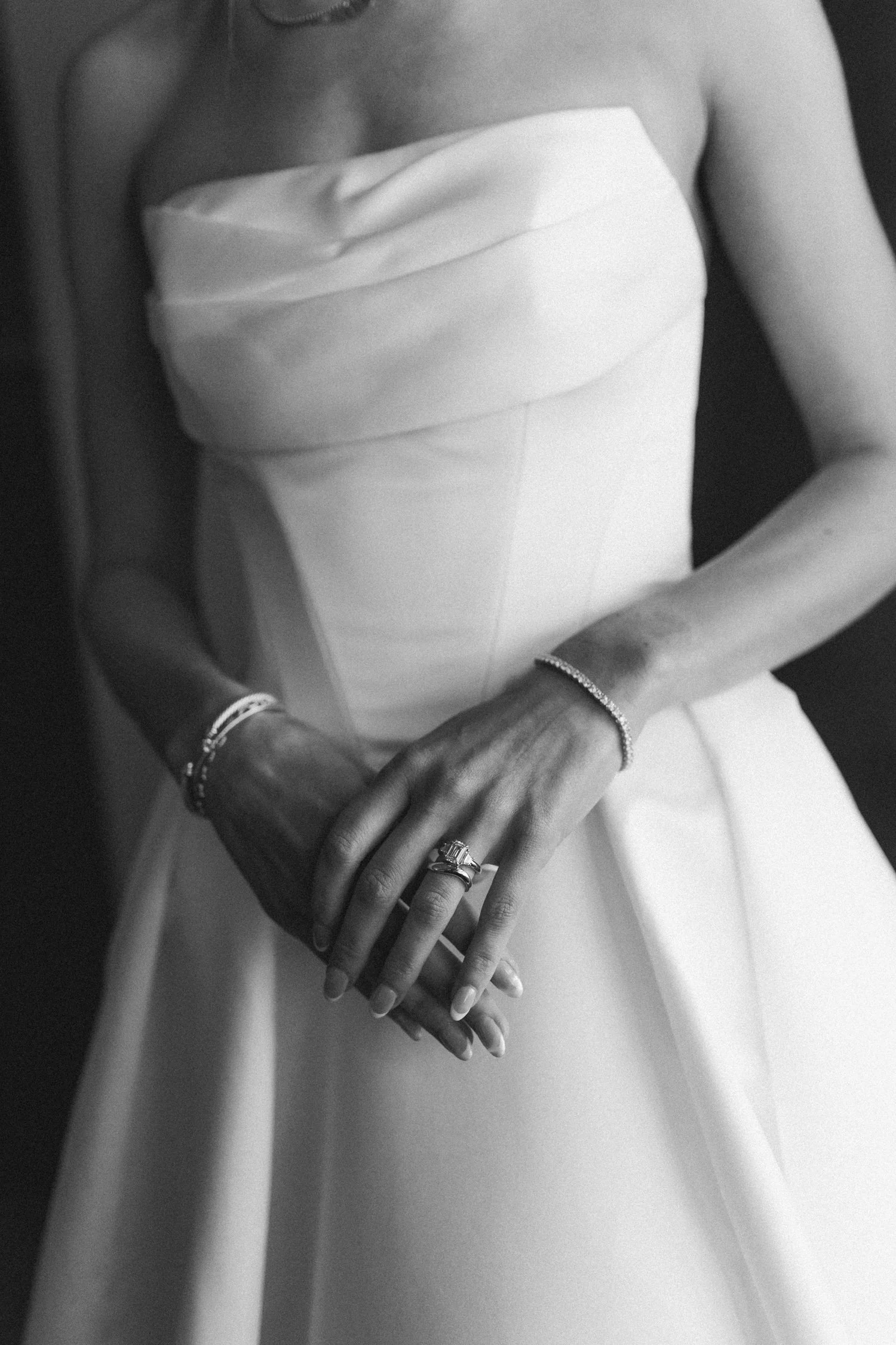 PlumpJack Wedding, photo of the bride’s timeless jewelry details 