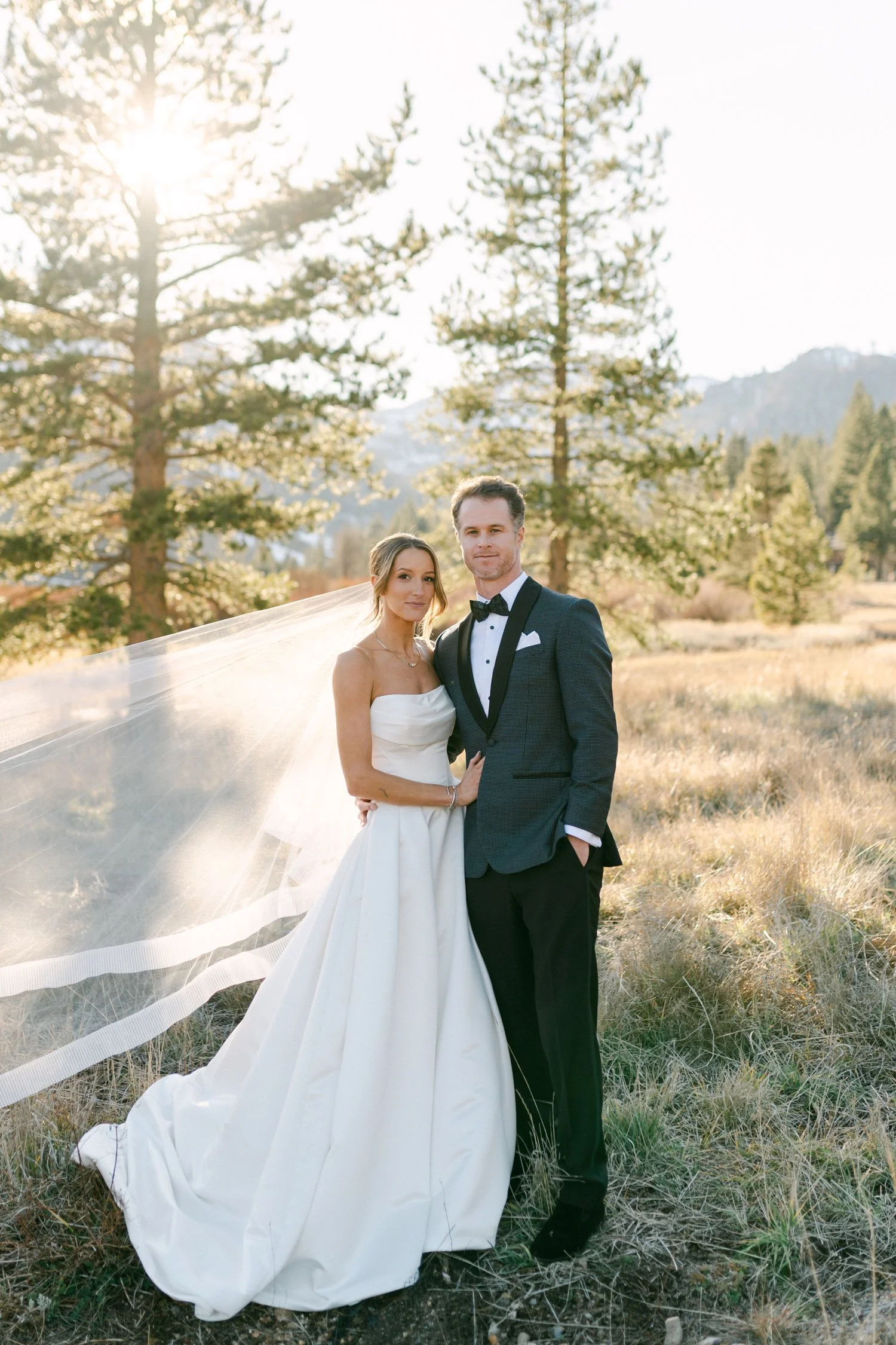 PlumpJack Wedding, photo of the bride and groom captured in natural outdoor light 