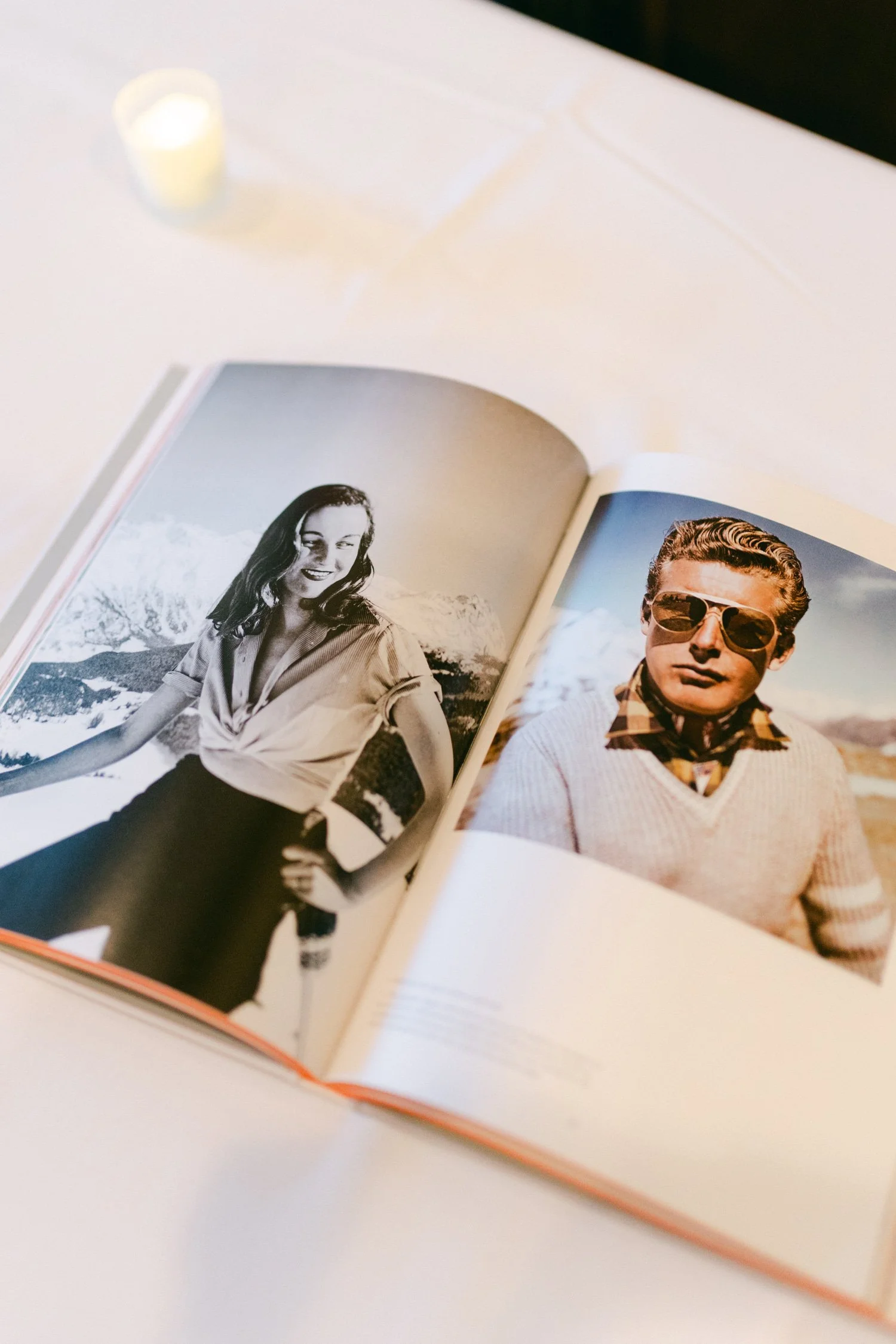 PlumpJack Wedding, photo of the wedding magazine details 