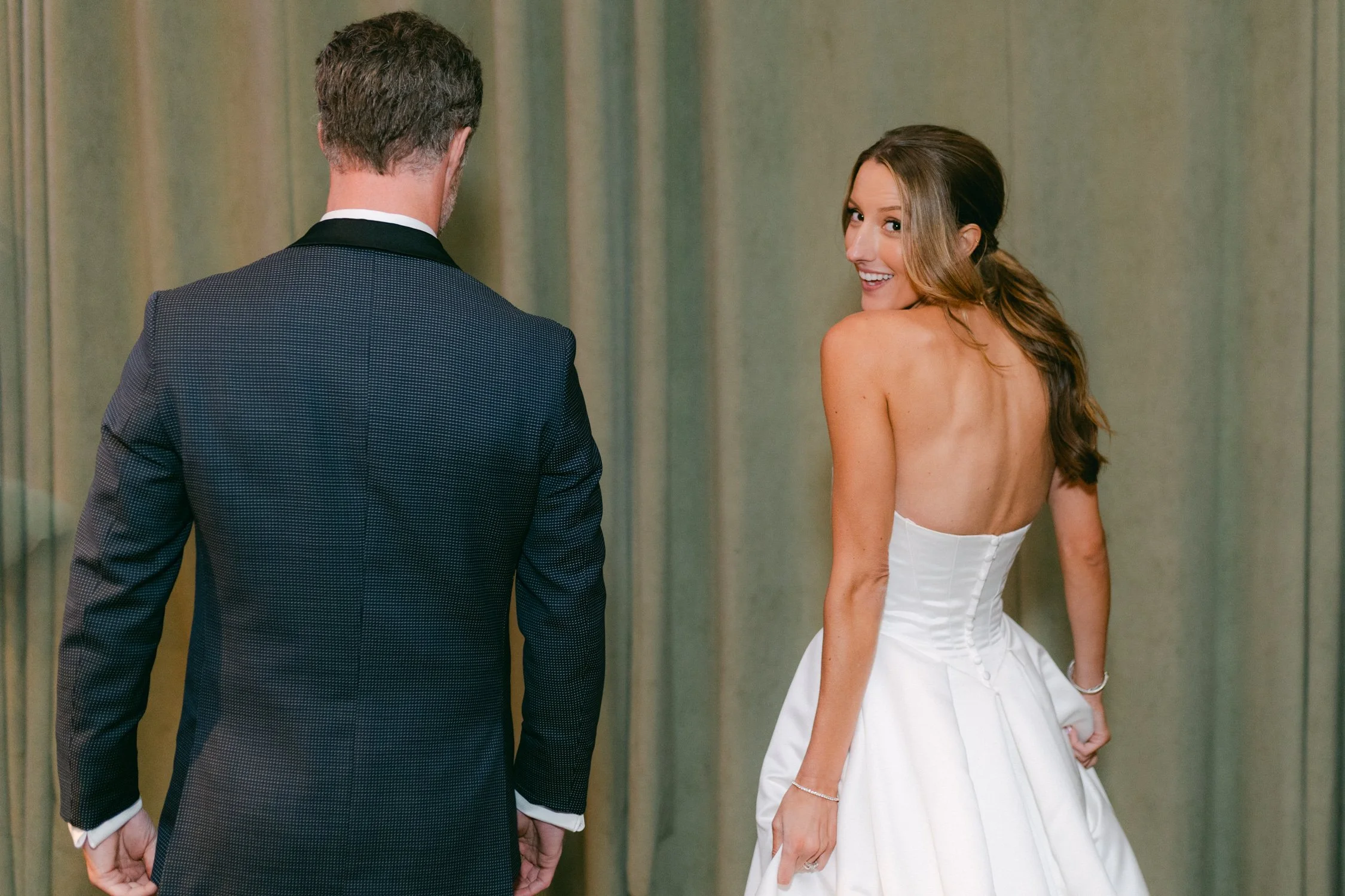 PlumpJack Wedding, photo of the bride and groom’s indoor portraits 