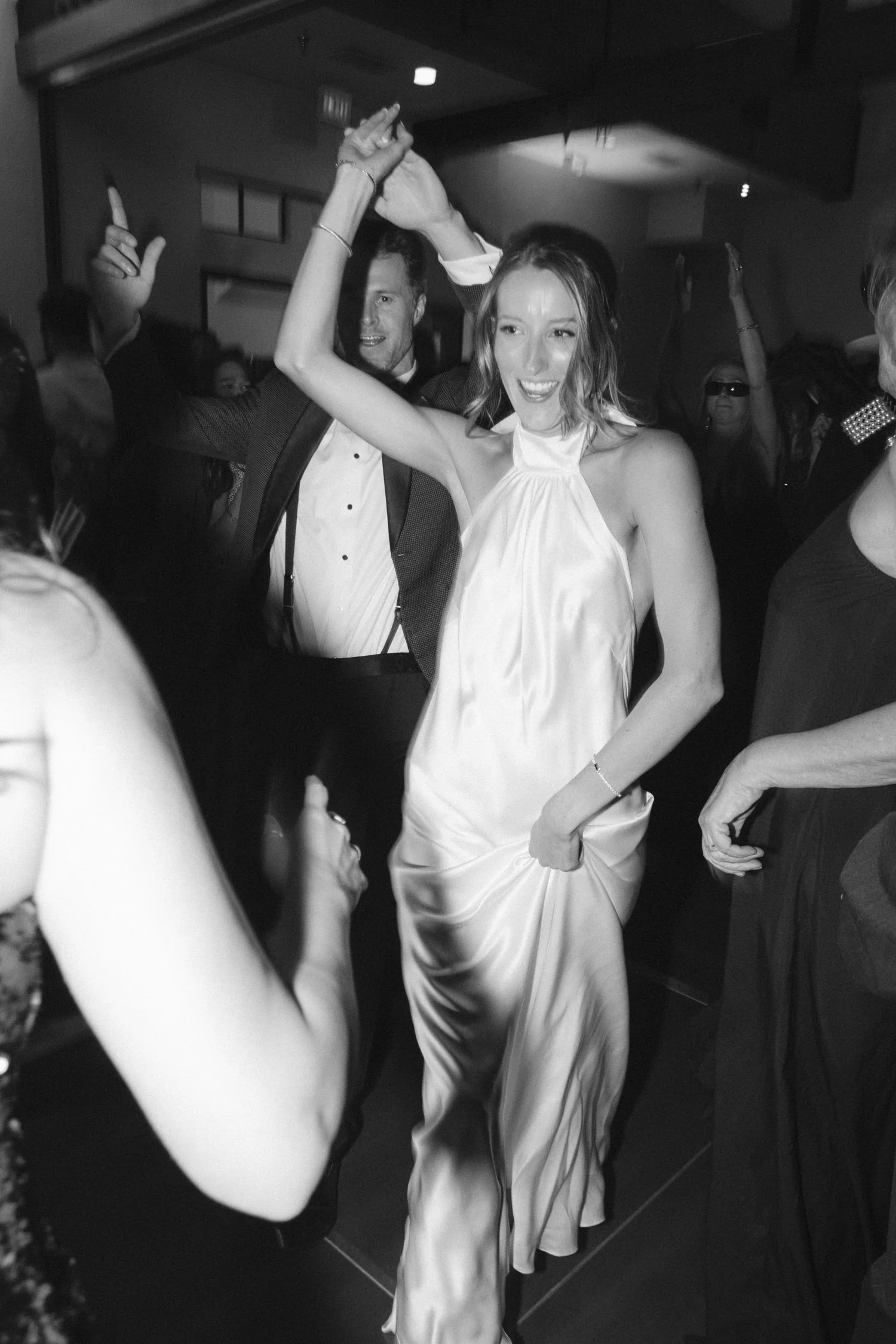 PlumpJack Wedding, photo of the bride in her afterparty reception dress 