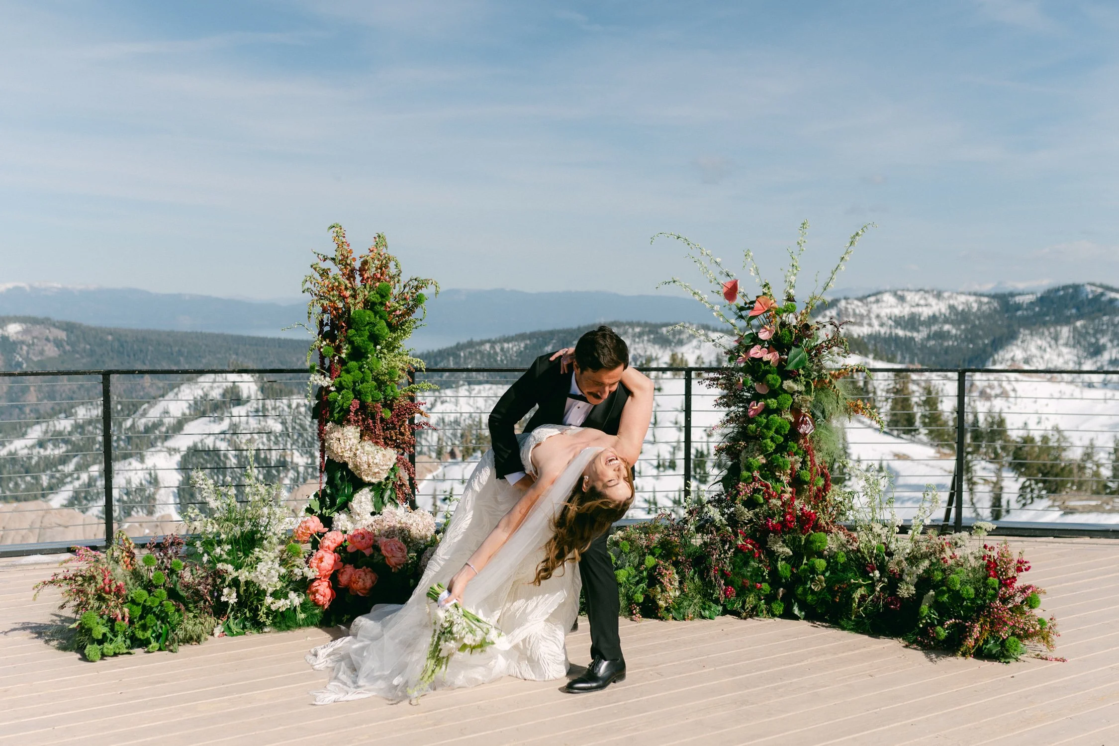 High Camp and OVEC Wedding at Palisades Tahoe 
