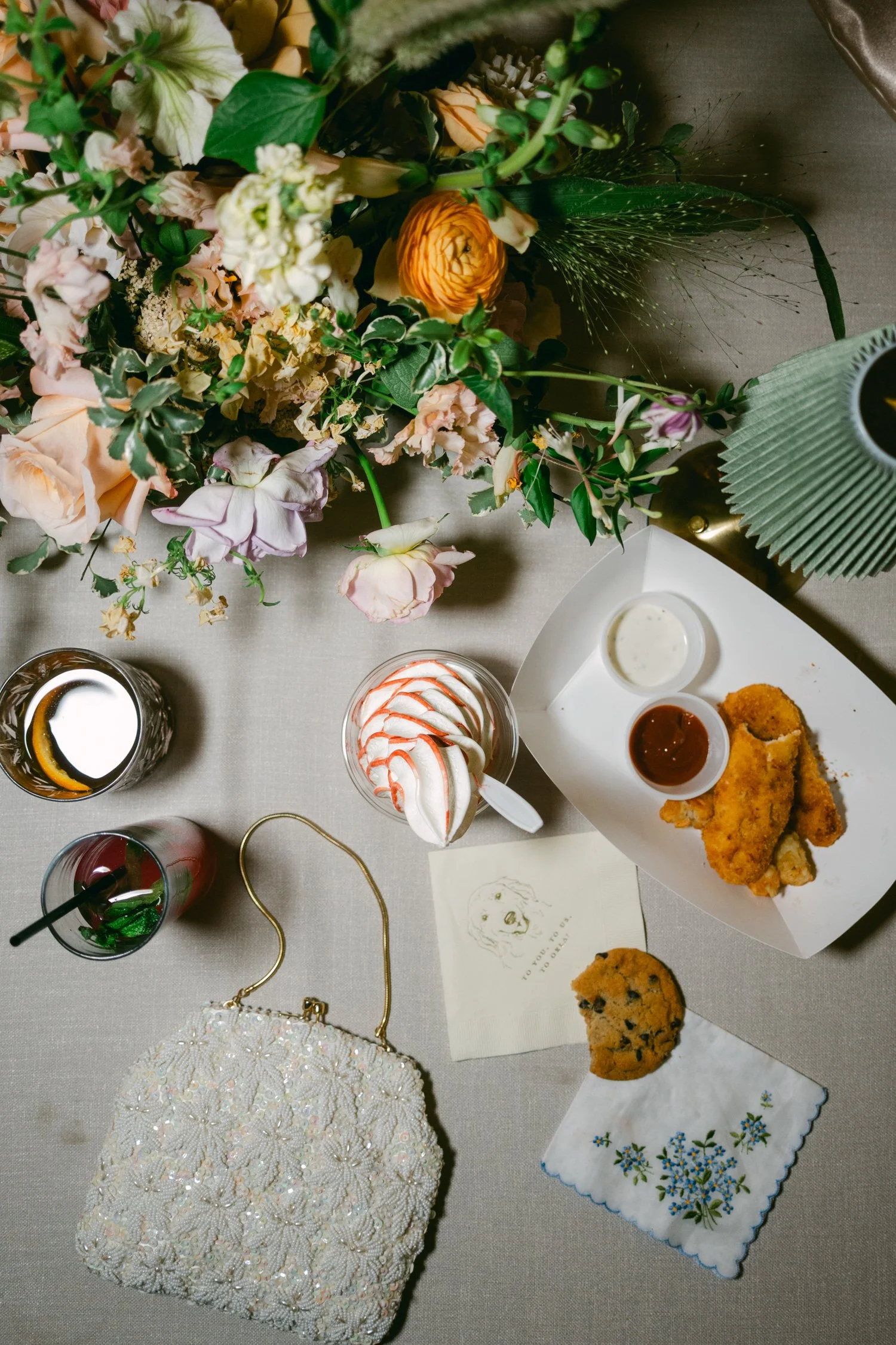 Lake Tahoe 4-H Camp wedding photos, photo of wedding reception details