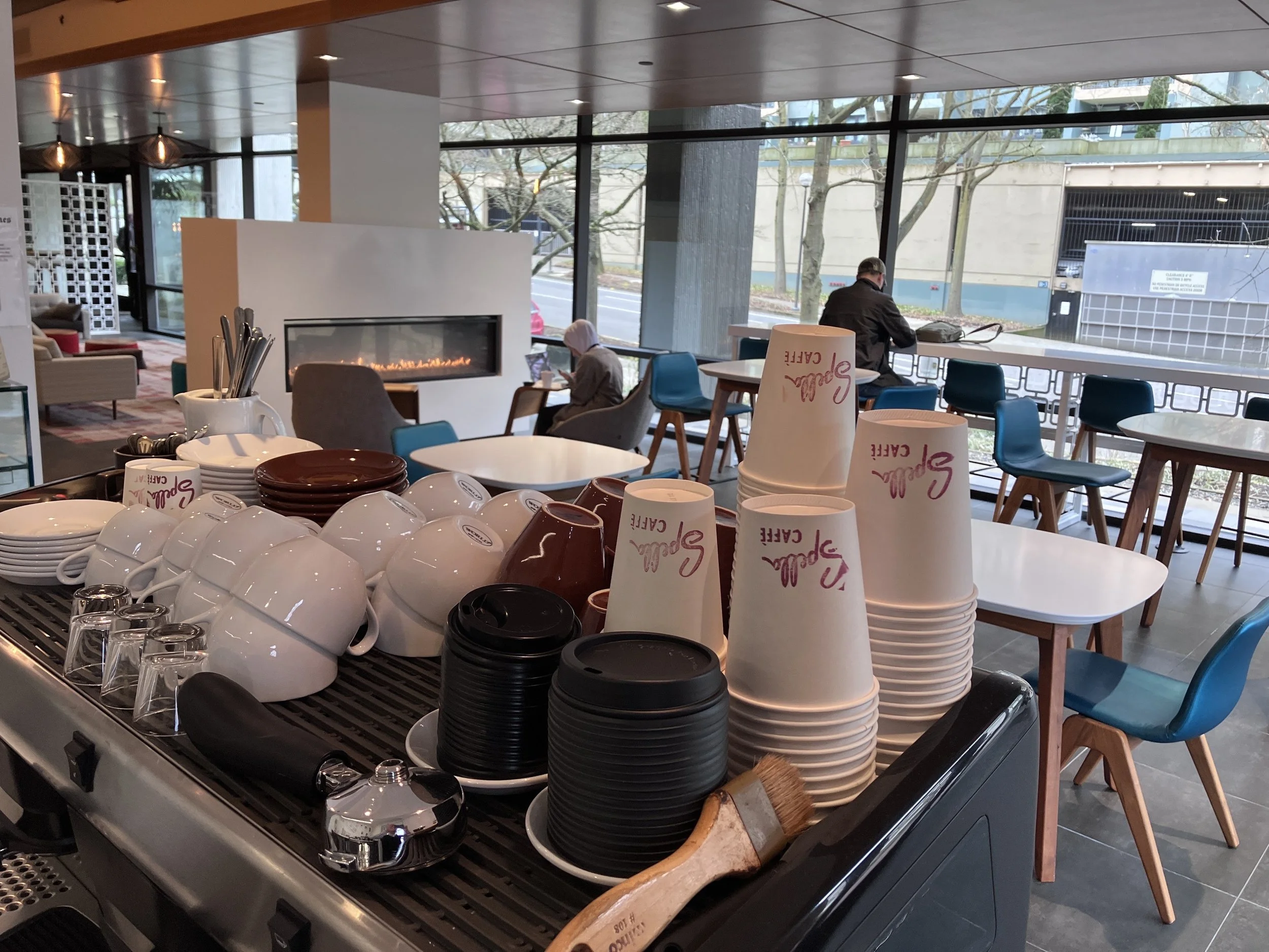 Spella Caffe at Harrison Square closed Monday July 3 and Tuesday July 4