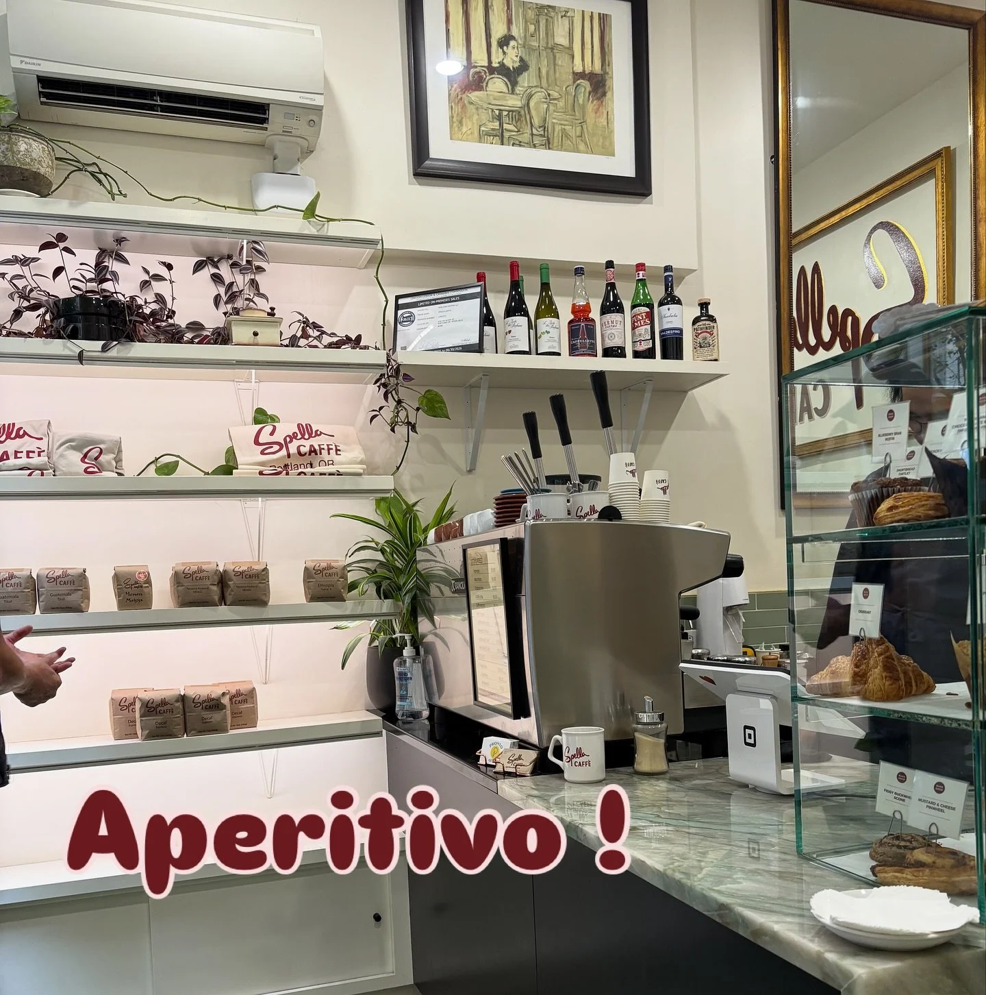 We are thrilled to officially announce our new Aperitivo hours! Espresso drinks, wine, and Italian cocktails Tuesday-Friday 1-5pm to start! We have some delicious decaf and NA drink options too. 

When you want a brief moment to regroup after work wi