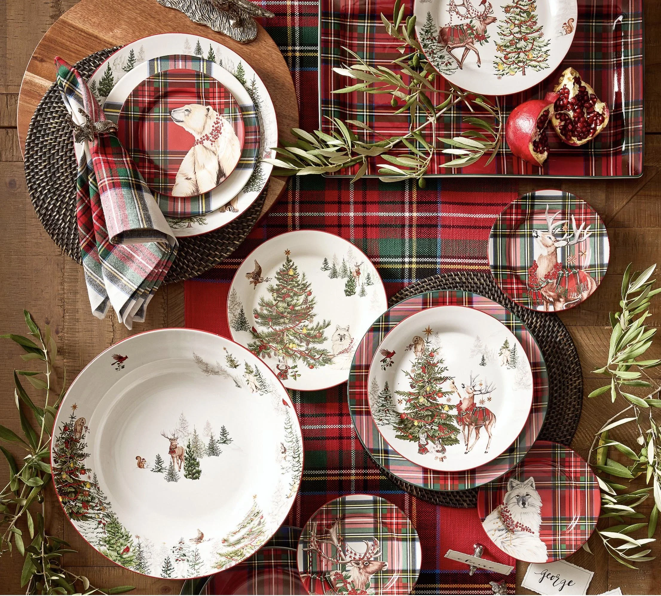  Enchanted Forest Dinnerware 