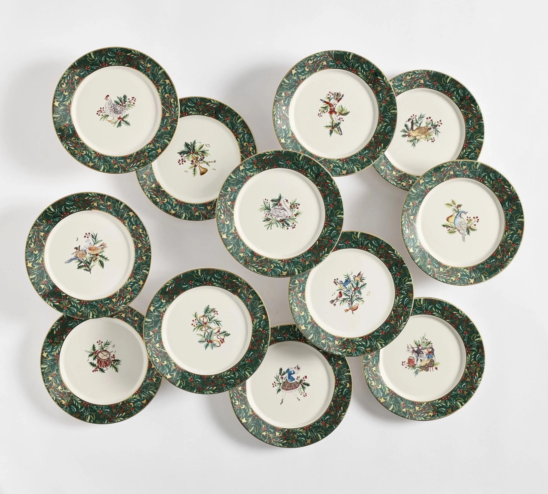 12 days of Christmas dinner plates.jpg