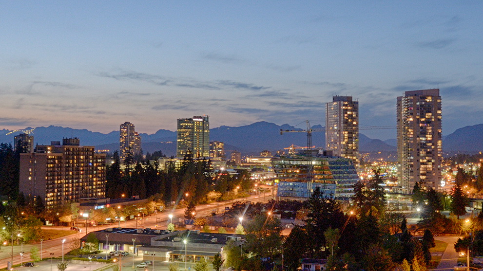 The City of Surrey skyline. | Source