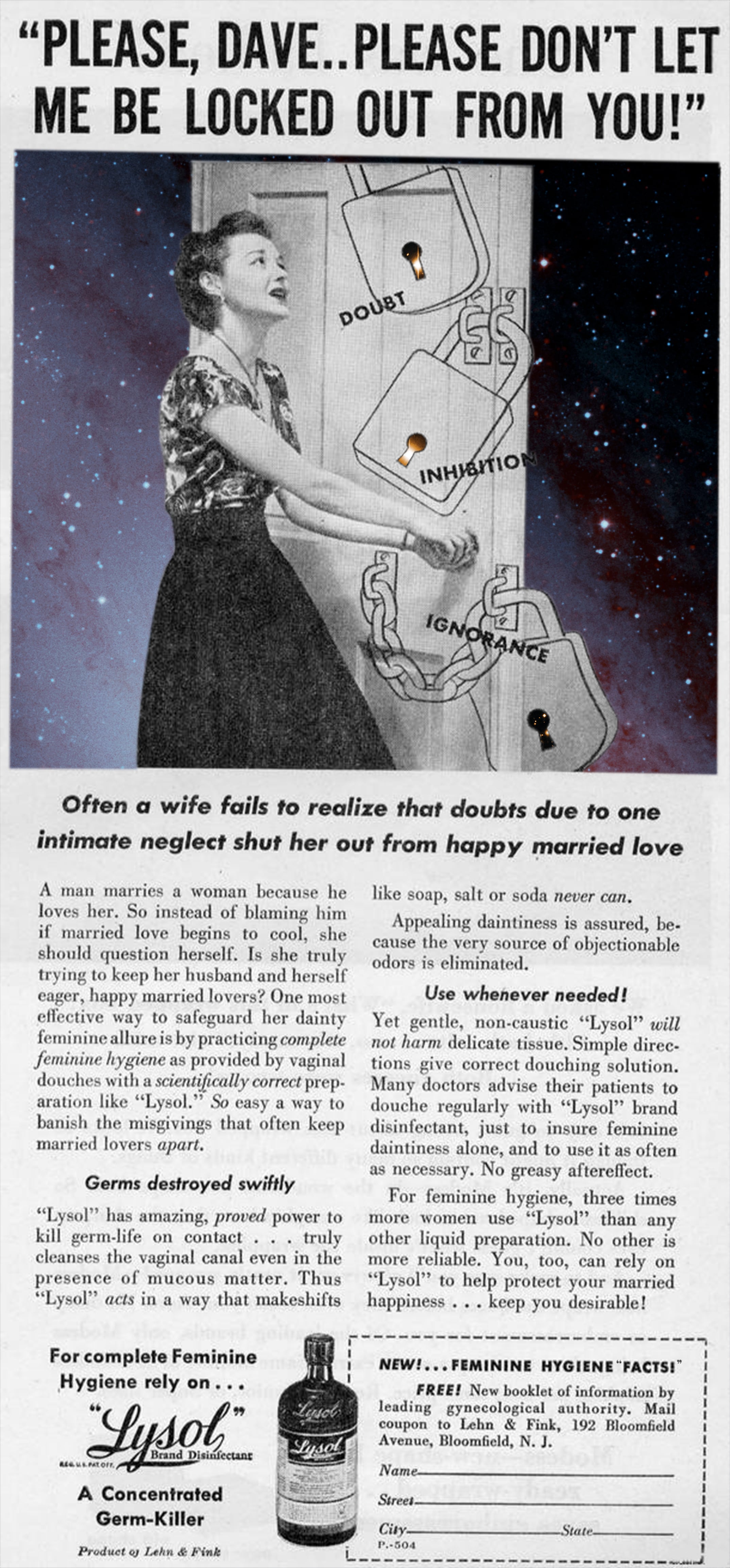 It's Definitely the Germs He's Afraid Of