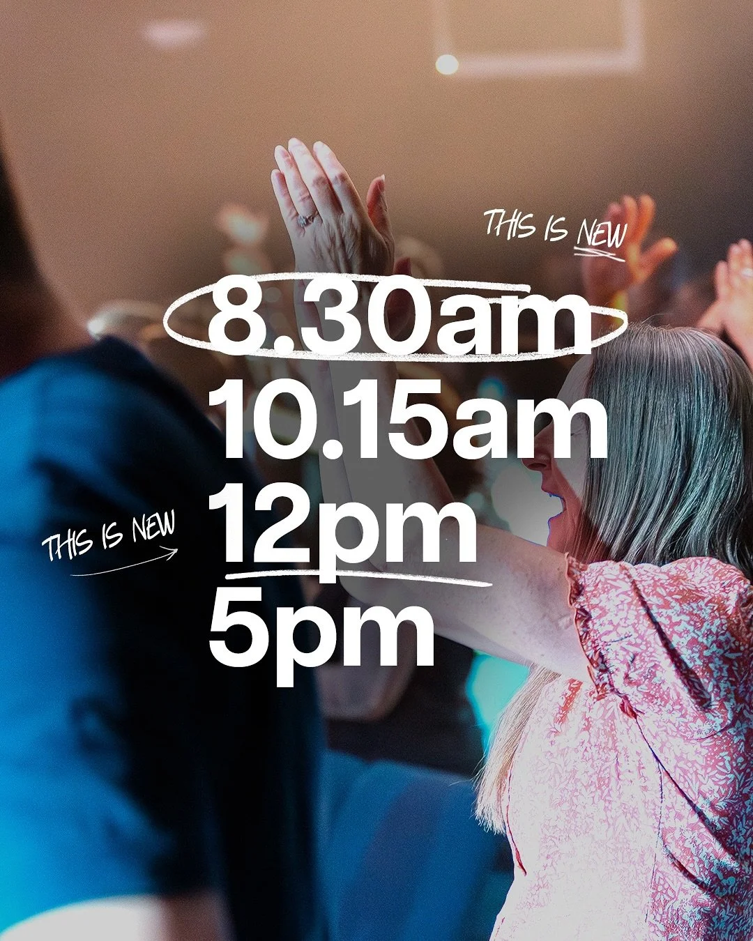 Our service times are changing FROM THIS SUNDAY. 🙌
+ parents, check your children in early for their FULL kids service including their Christmas Party this Sunday morning. 

We&rsquo;re making room&hellip;
Room for God. 
Room for People.
Room for Co