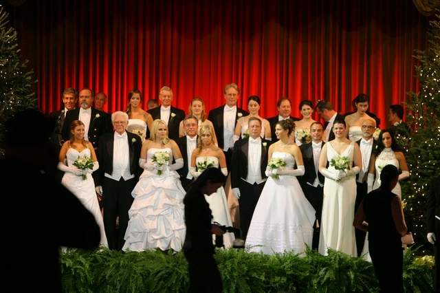 Daughters and their fathers at a recent Cotillion.