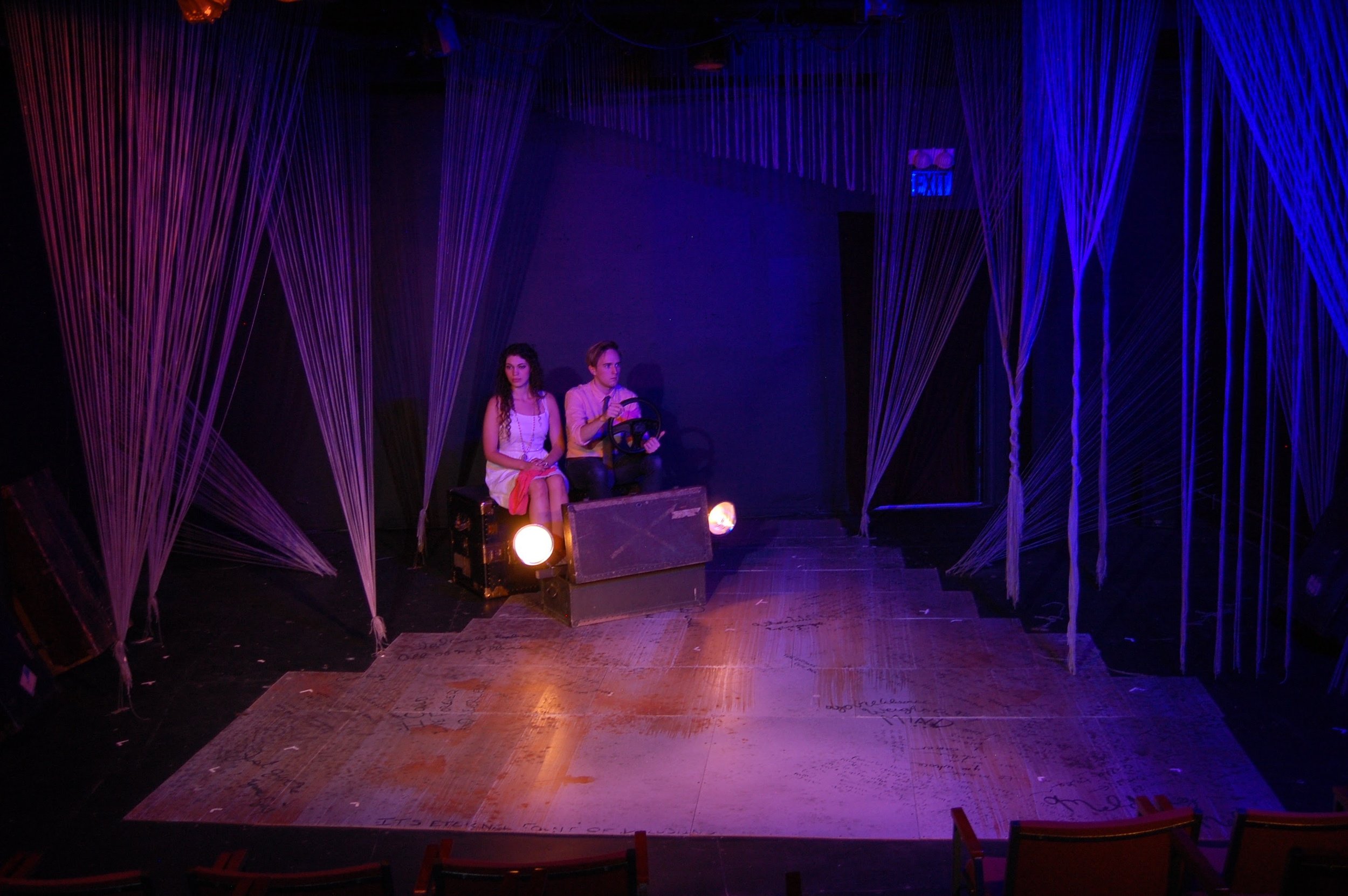 Eurydice and Orpheus in the car