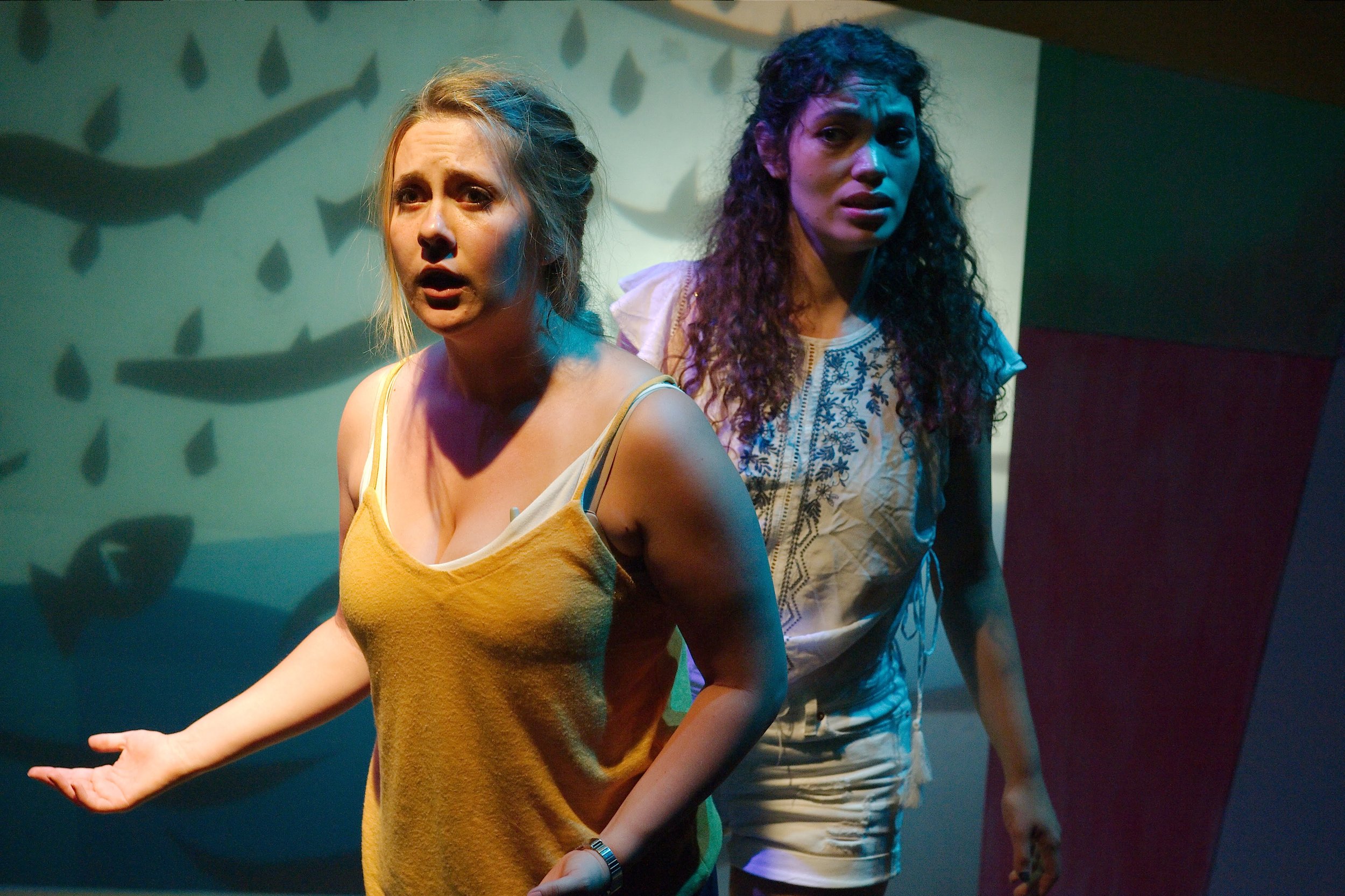 Escaping the Flood - Steph Vondell and Allyce Carryn Torres in FIREFLY LOVE (photo by Anthony Aicardi).jpg