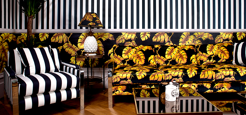 The chaos! The color! The stripes! I couldn't love it more and this is just a smidge of the genius.