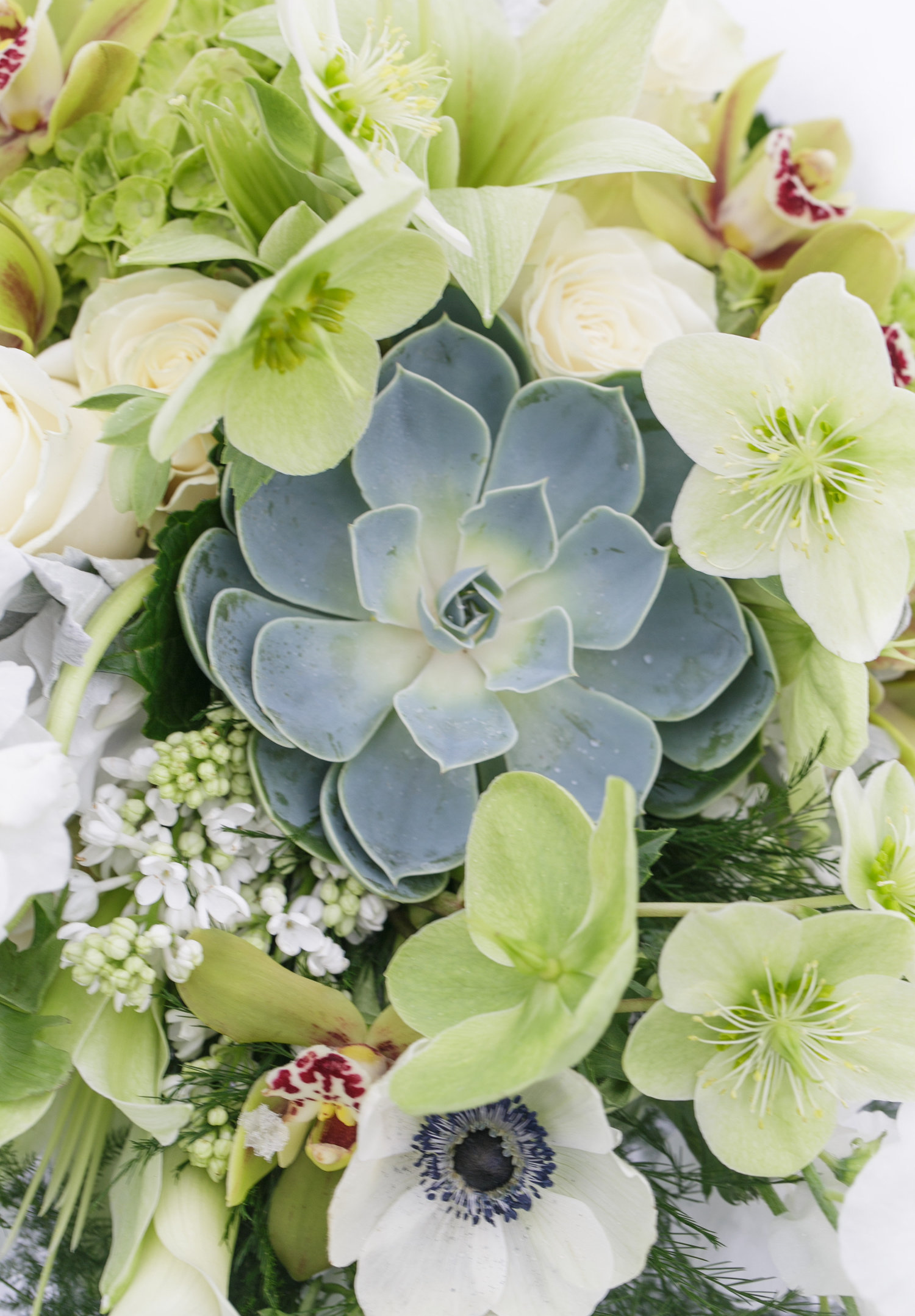 Detail of the first bridal bouquet designed by Fleur Events. Photo Credit: Jen Araya Photography