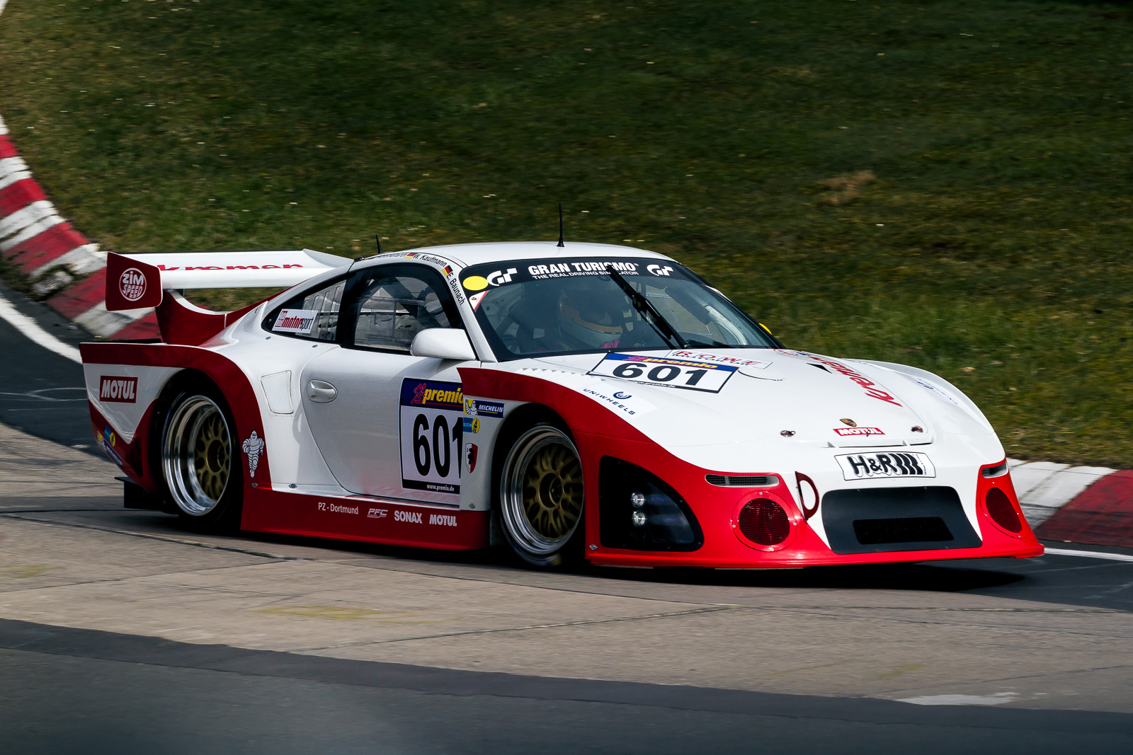 Kremer's bodywork on this 997 GT3 Cup is more than just a tribute to the 935 K3. The aero package was once again proven with fast lap times, and a promising race until mechanical failures took them out.