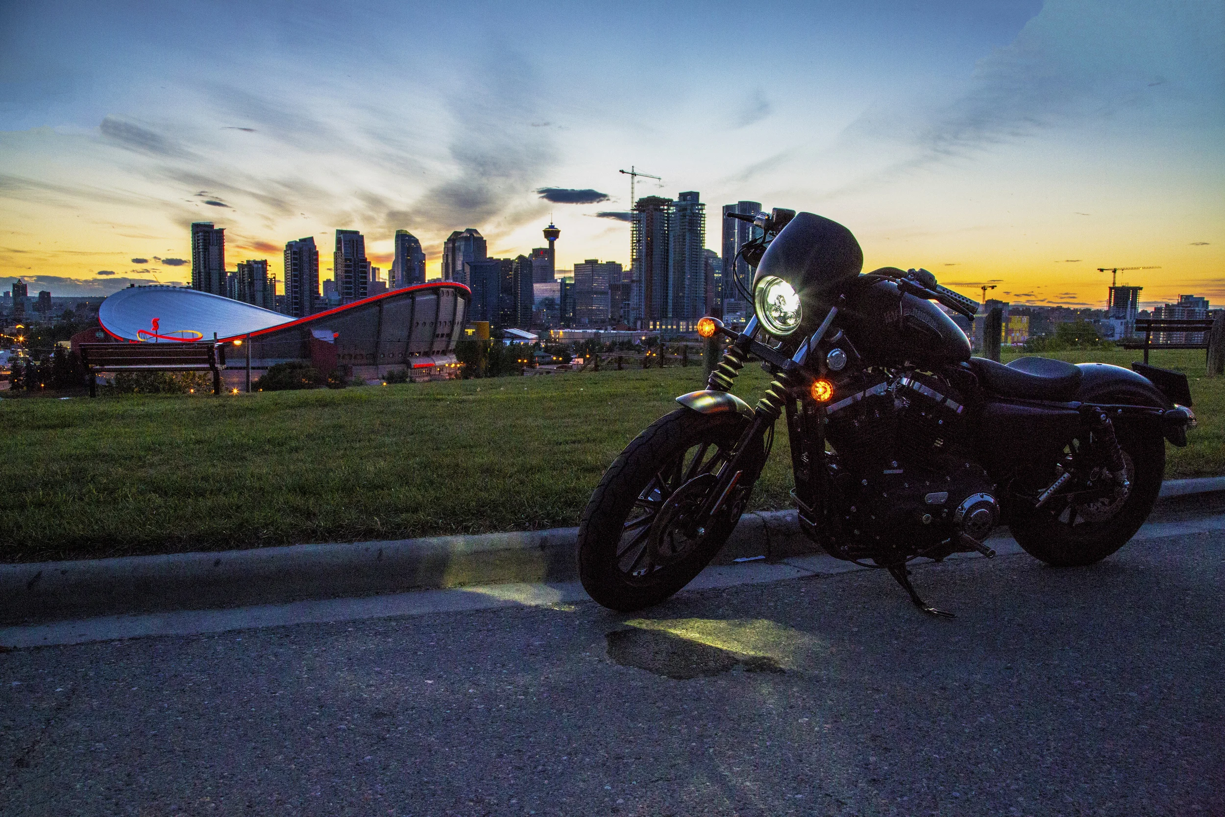 Saddledome Sunset