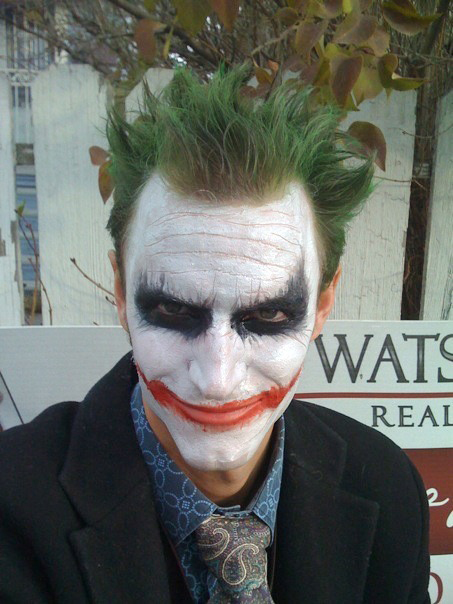  The Joker from  The Dark Knight &nbsp;- Halloween 2008. 