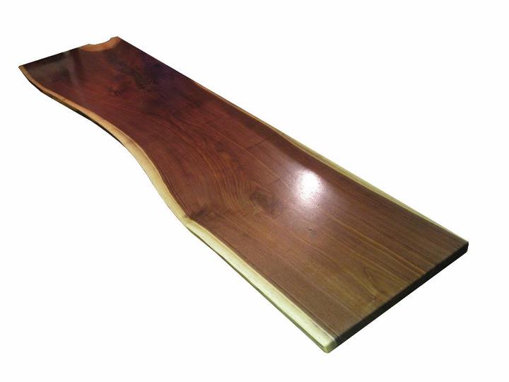 Black Walnut Natural Edge Shelf