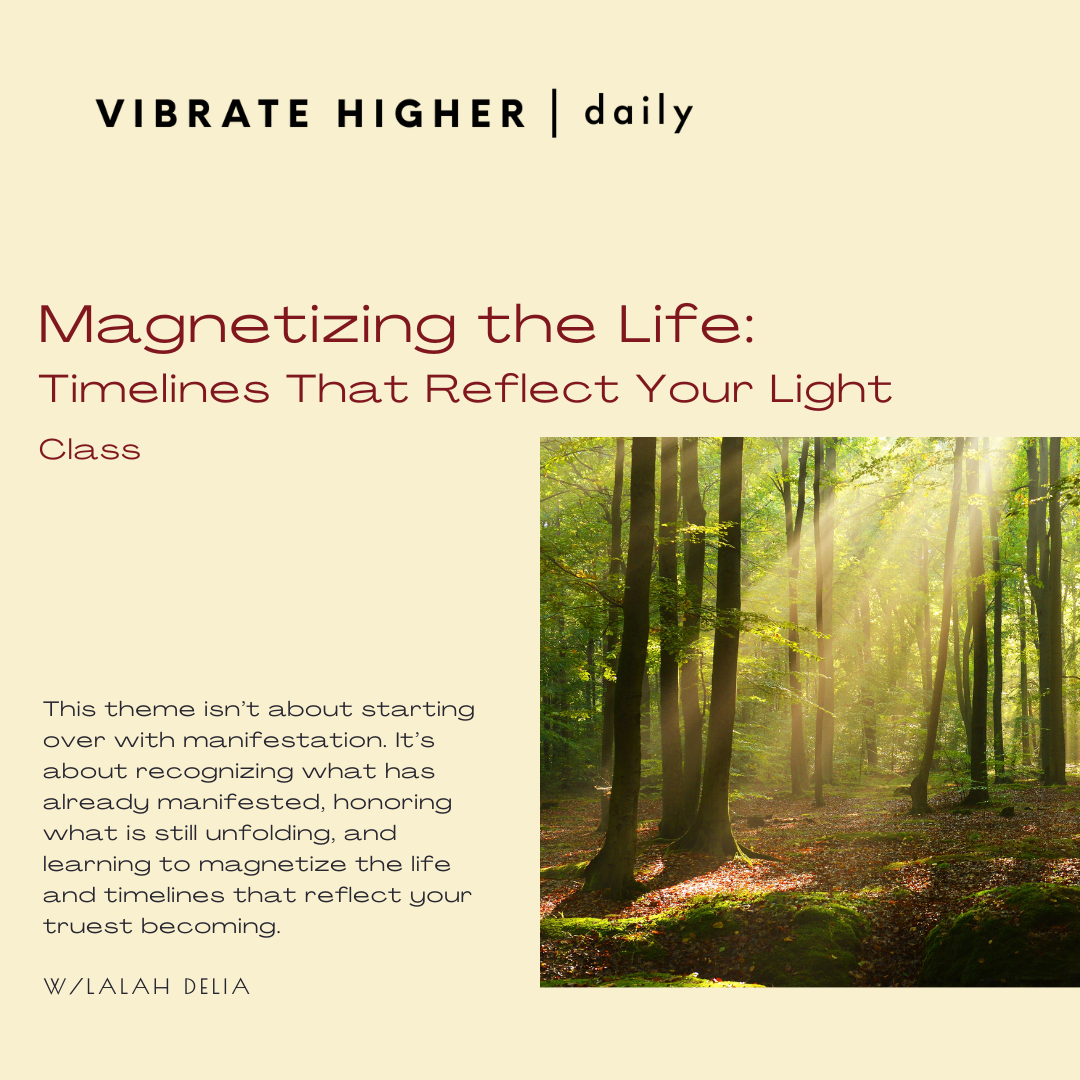 Magnetizing the Life: Timelines That Reflect Your Light Class