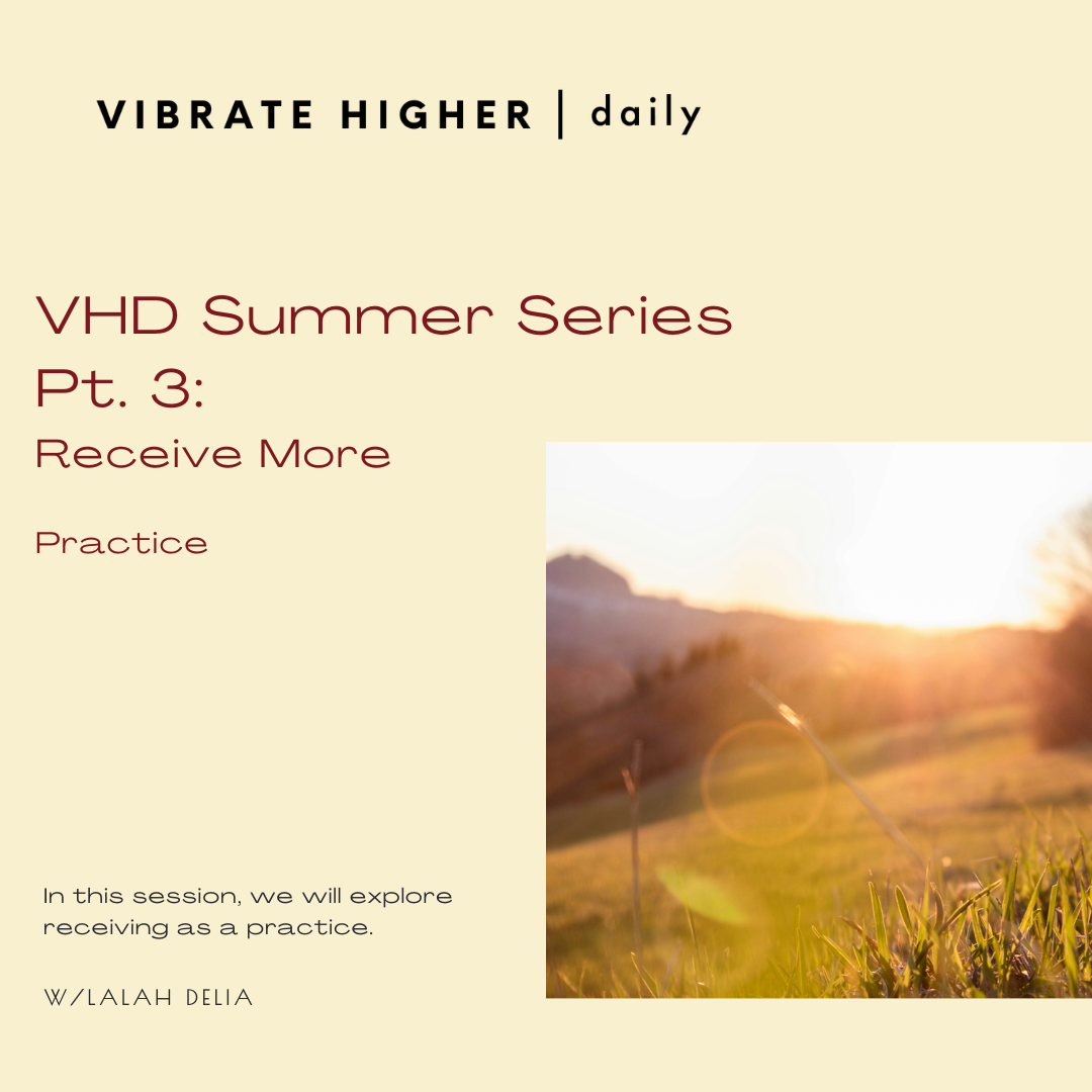 VHD Summer Series Pt. 3: Receive More Practice