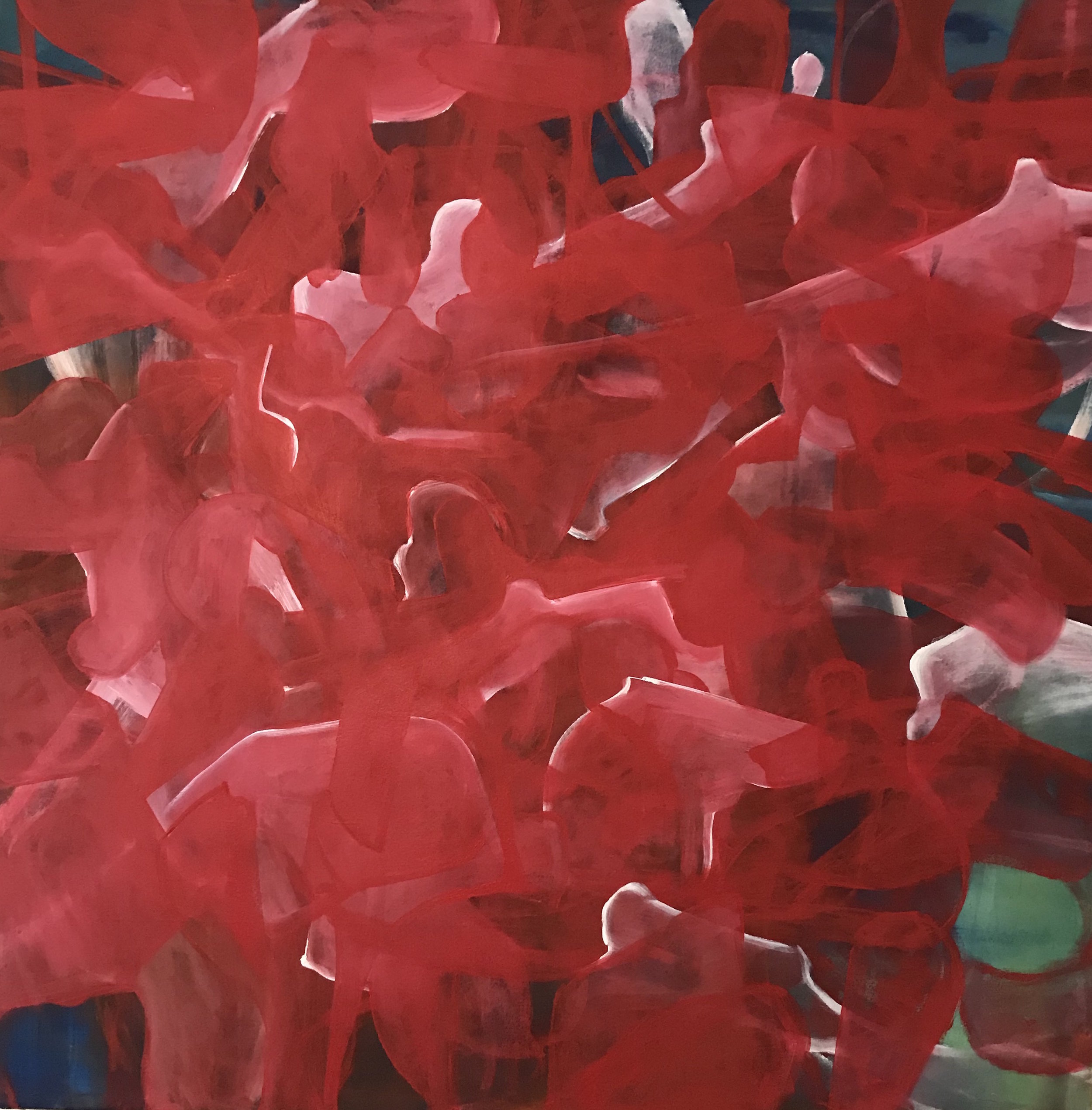 August # 3 [40"x40"}