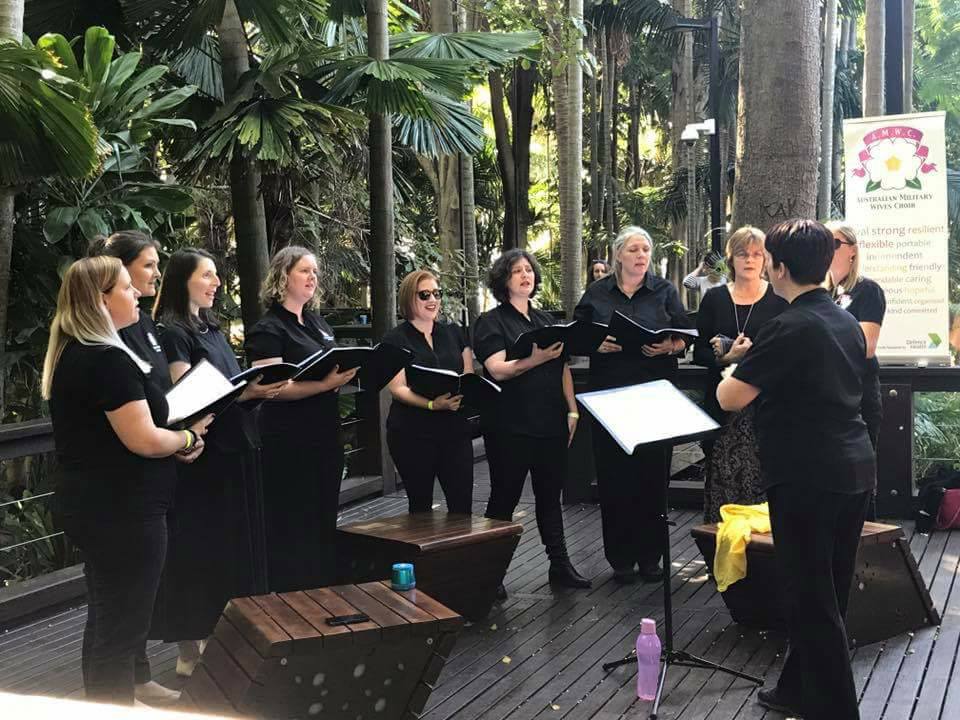 As part of the You're the Voice festival against family voilence, AMWC Brisbane did a pop-up performance at Southbank.