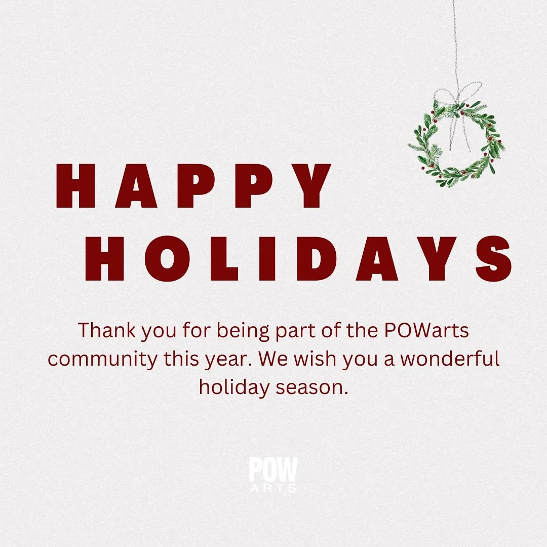 Thank you for being part of the POWarts community this year. 

We wish you a wonderful holiday season ✨

#HappyHolidays #WomenInTheArts