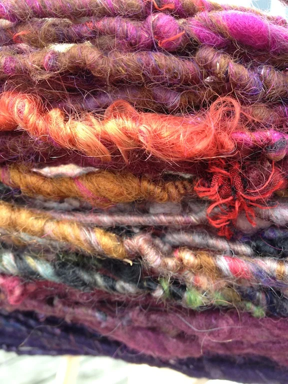 Hand spun Art Yarns 