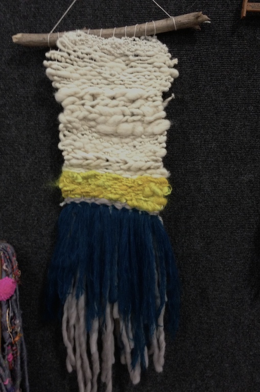 Weaving with hand spun