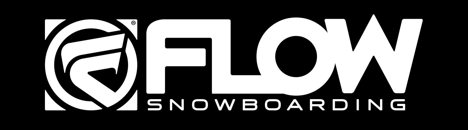 Flow Snowboarding Square Green/White Logo Sticker Decal 