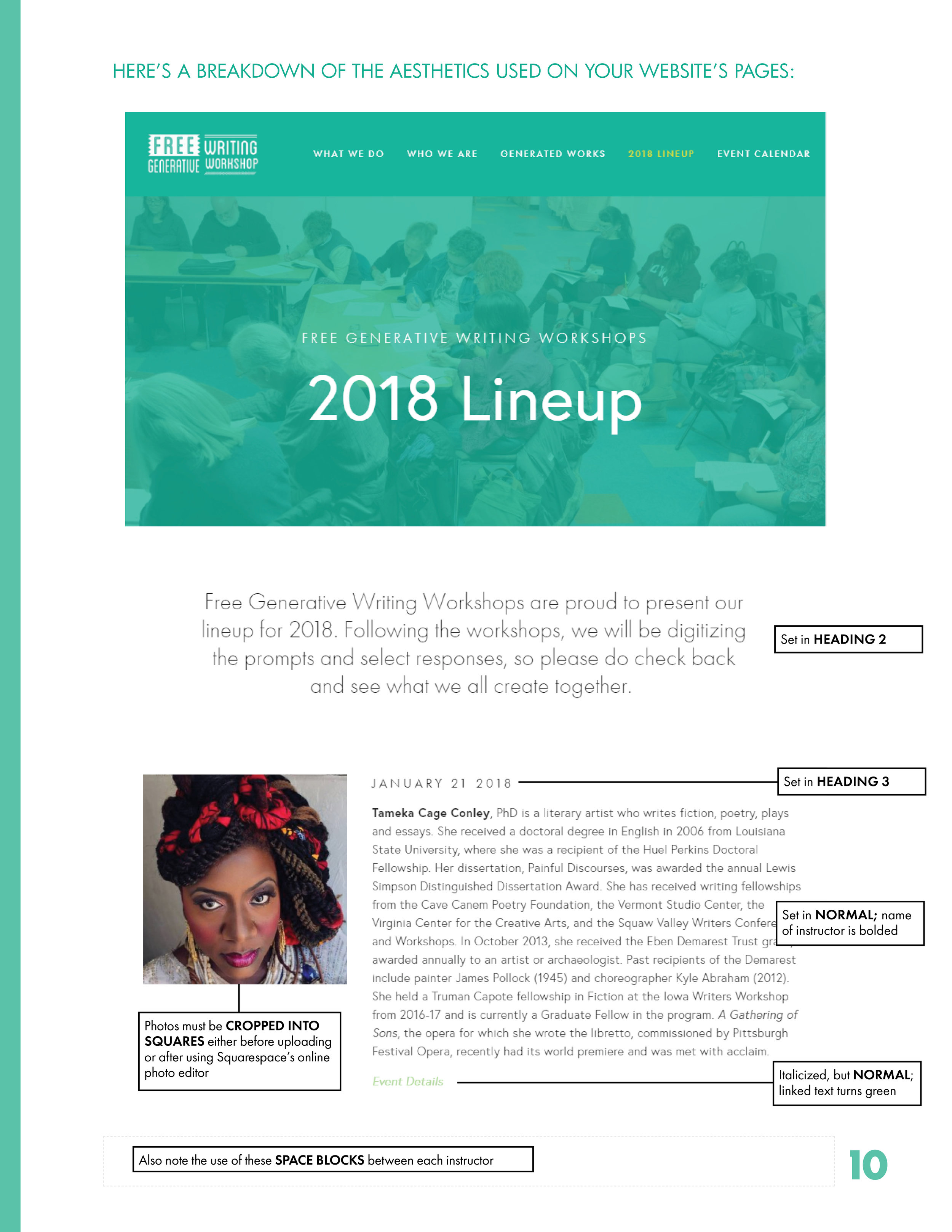 These guides are fully customized to match your website. I only include things that are relevant to you.