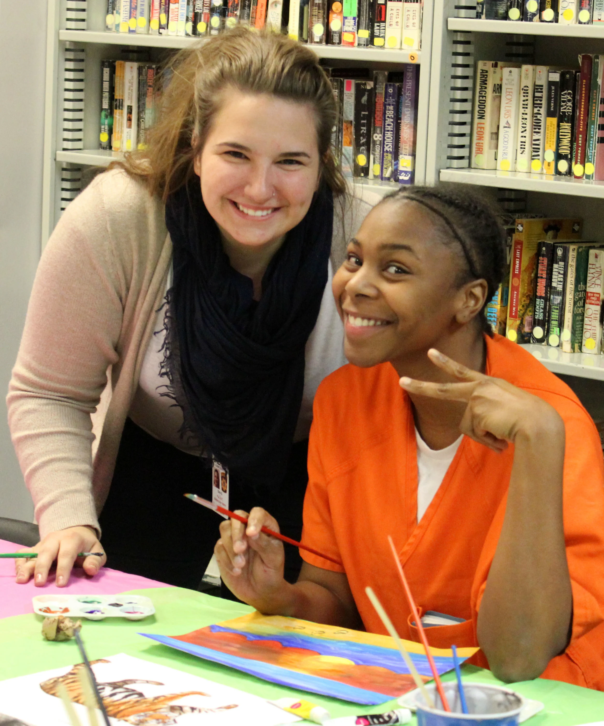 Sara Sampson UW-Stout Art Education INTERNSHIP: Watercolor, Dunn County Jail