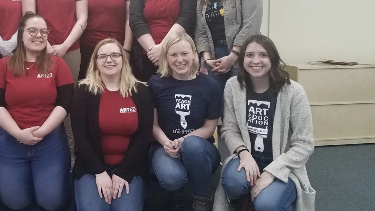 ASHLEY JESKE , UW-STOUT ART EDUCATION INTERNSHIP: Student Ambassador Coordinator, On-campus UW-Stout representative