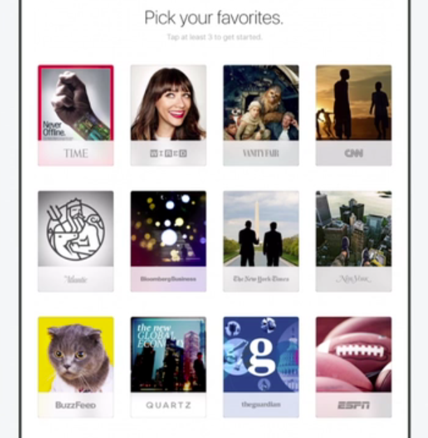 Apple News in iOS 9. (via apple.)