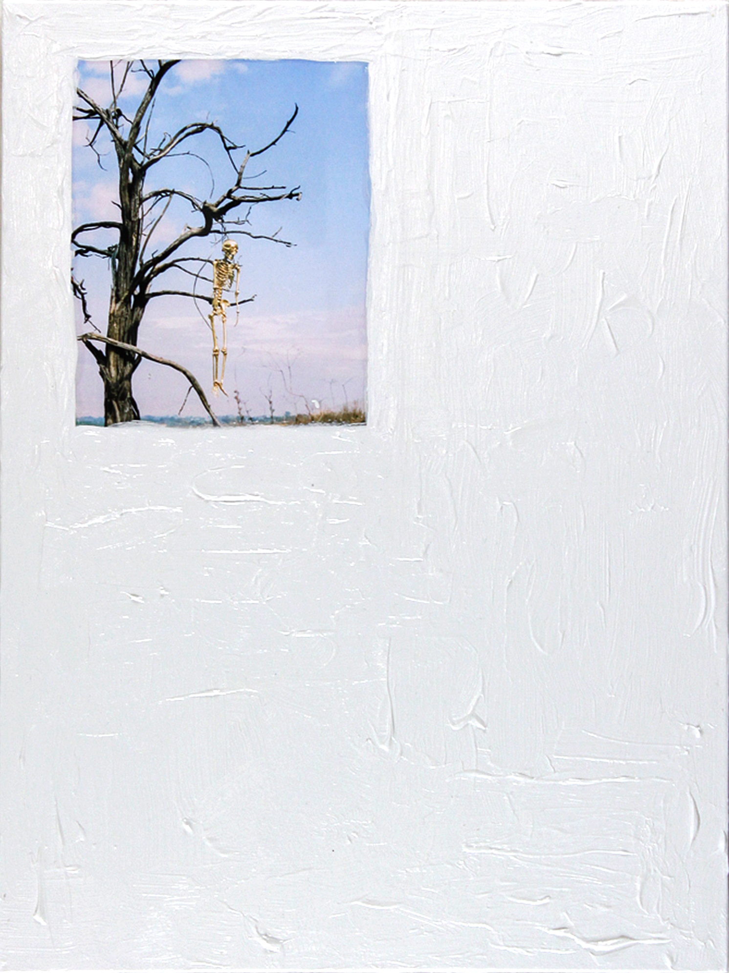 Cry for Judas 2013 Acrylic paint and digital print, on canvas 18x24