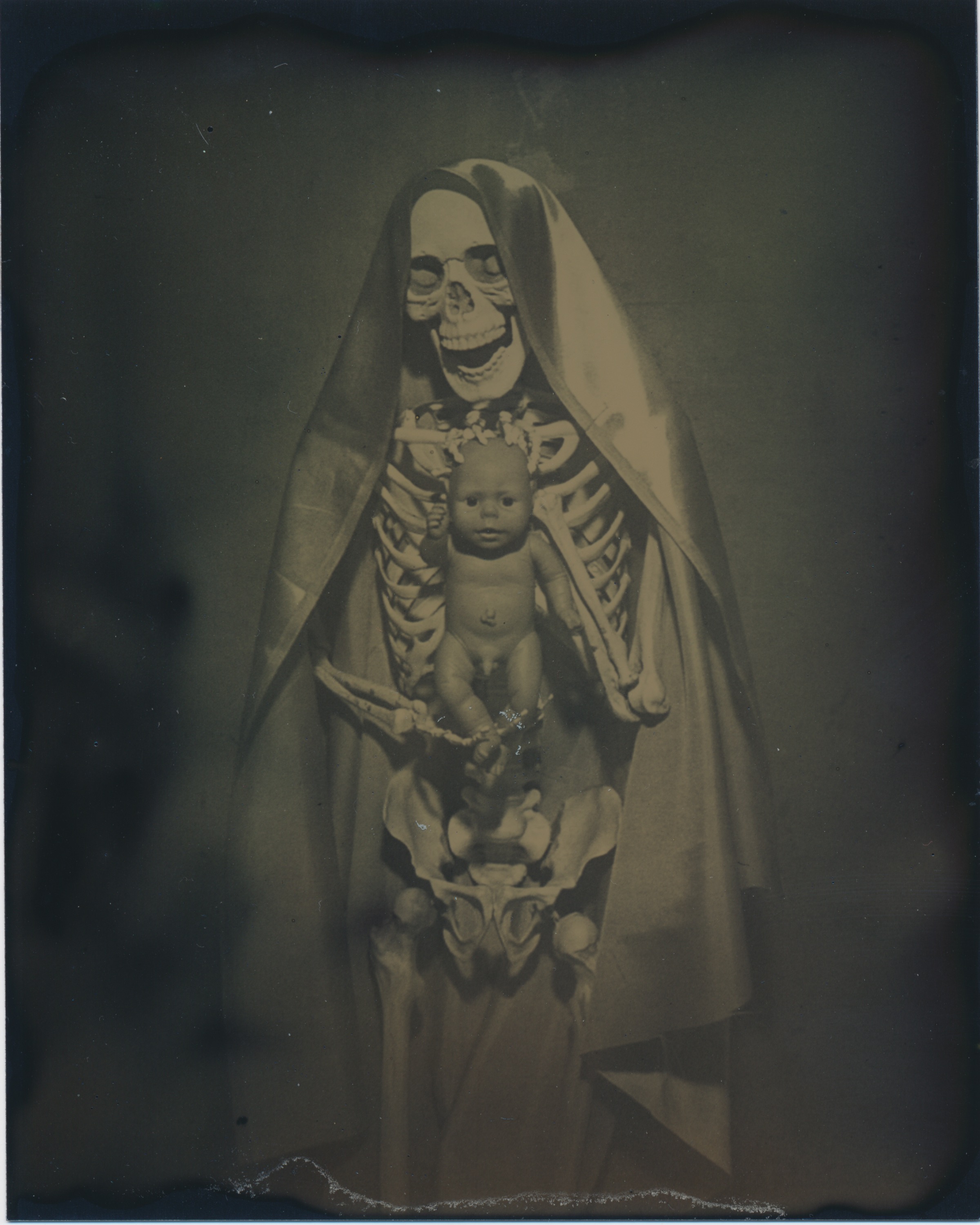   After Madonna and Child   2015  Tintype  4x5 