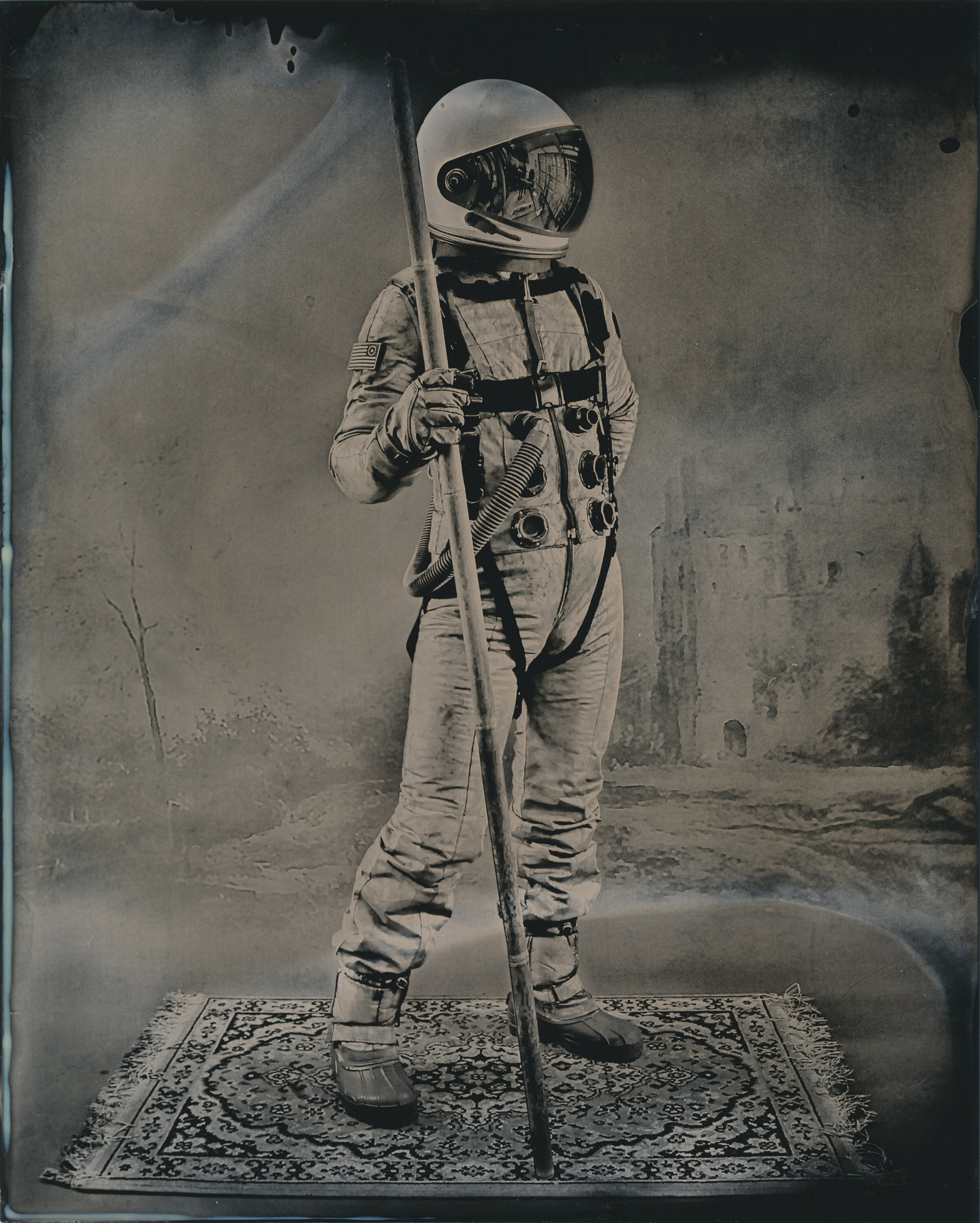   “The Soldier Haunted”   2020  Tintype  8x10 