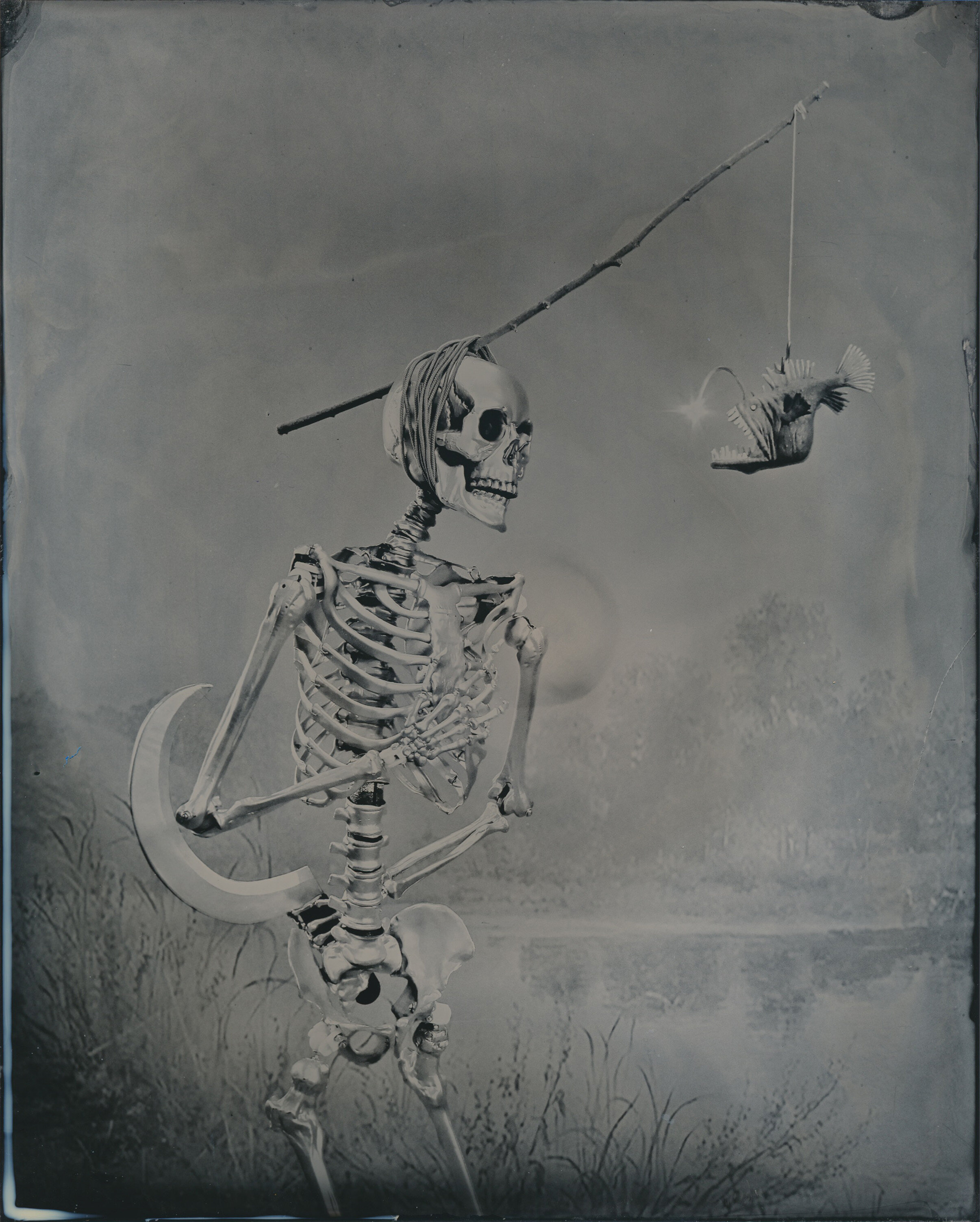   “A Provocation from Chronos”   2020  Wet Plate Collodion  8x10 
