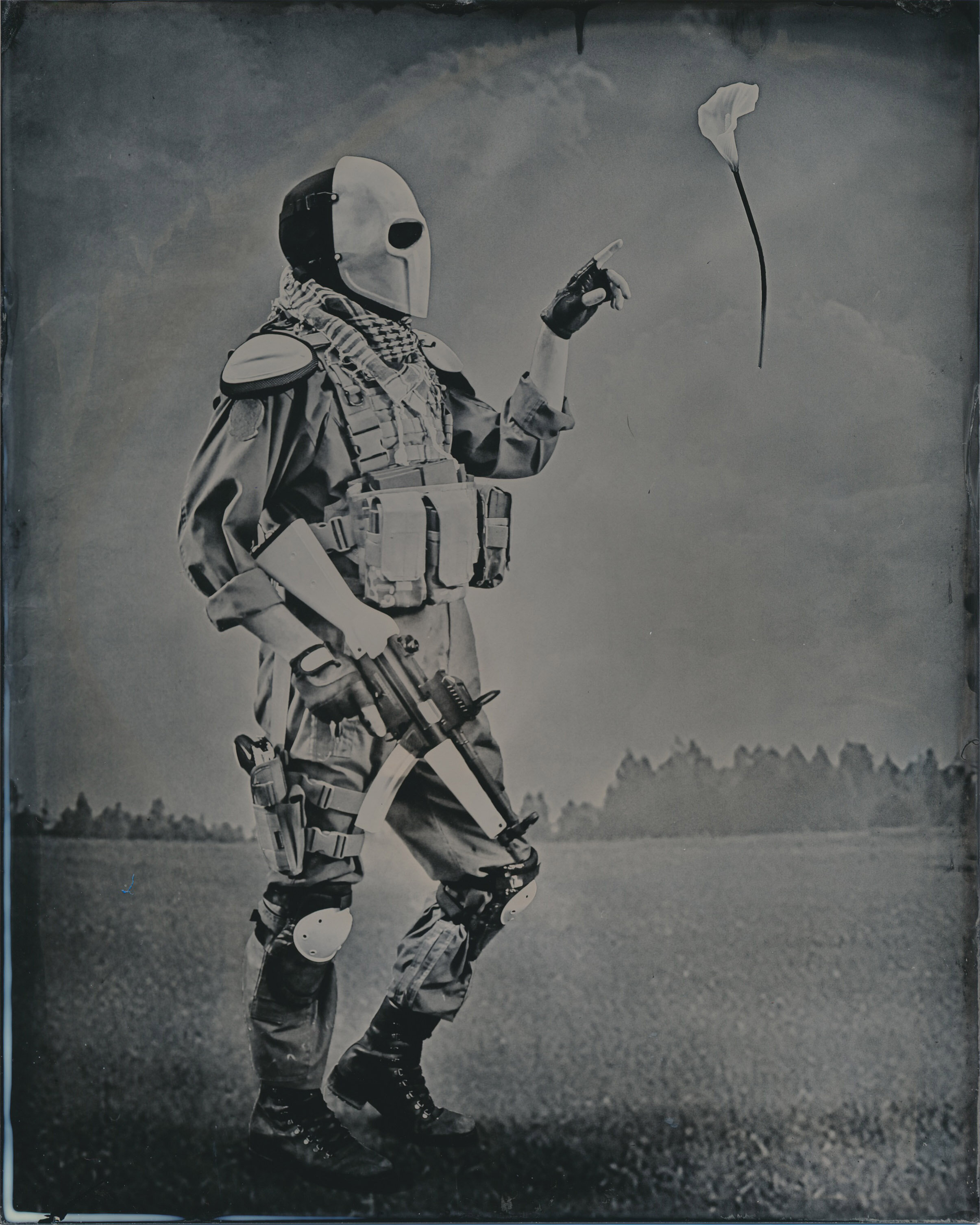   “Knight of Wands”   2021  Wet Plate Collodion  8x10 