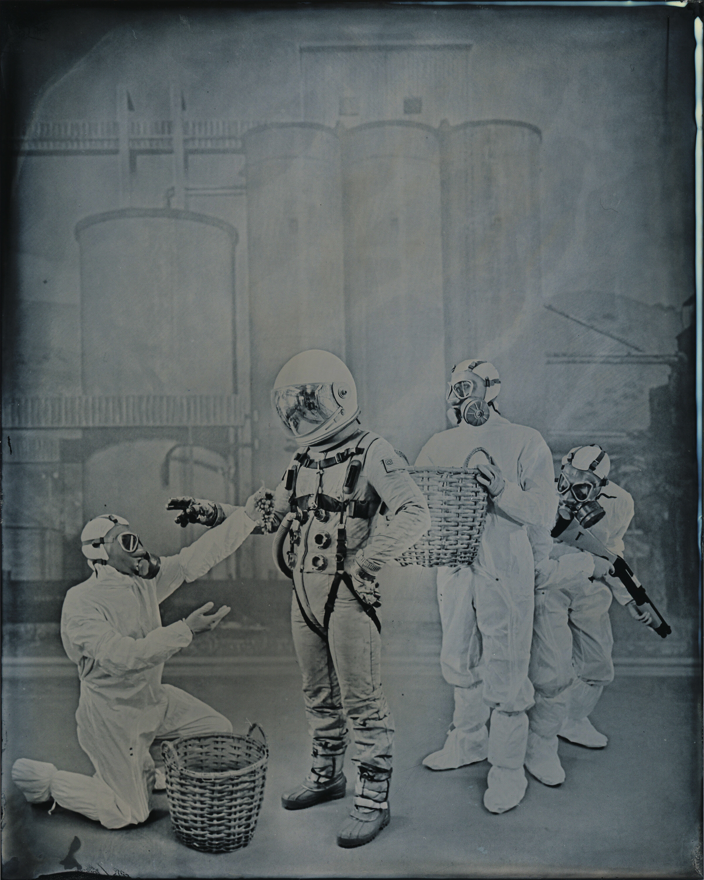   “The Greeting Party”   2021  Wet Plate Collodion  8x10 