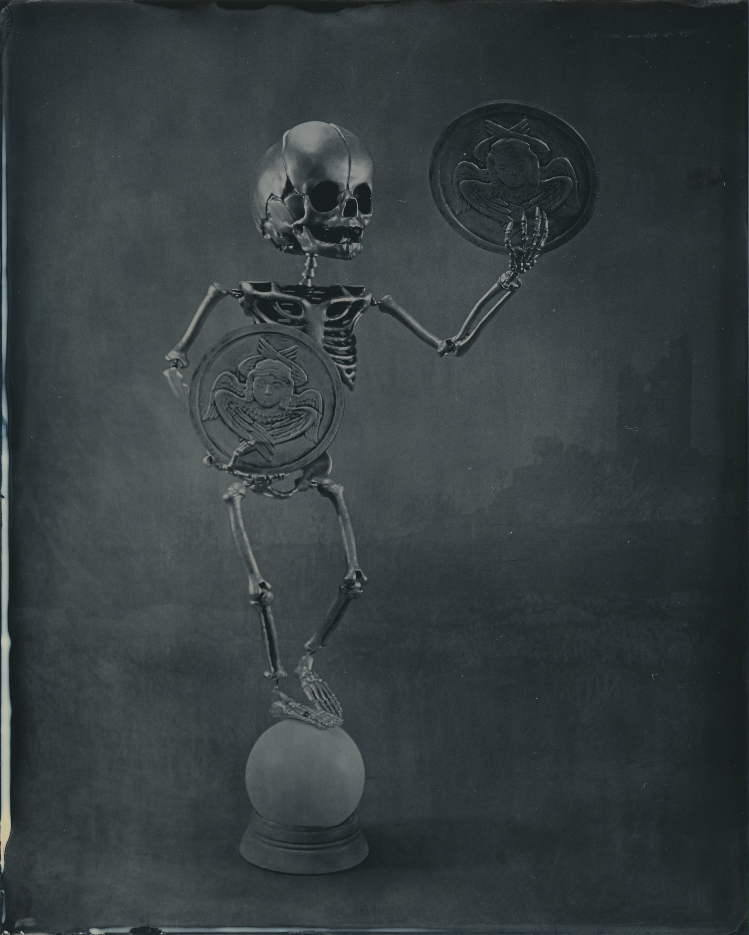   “Two of Coins”   2022  Wet Plate Collodion  8x10 