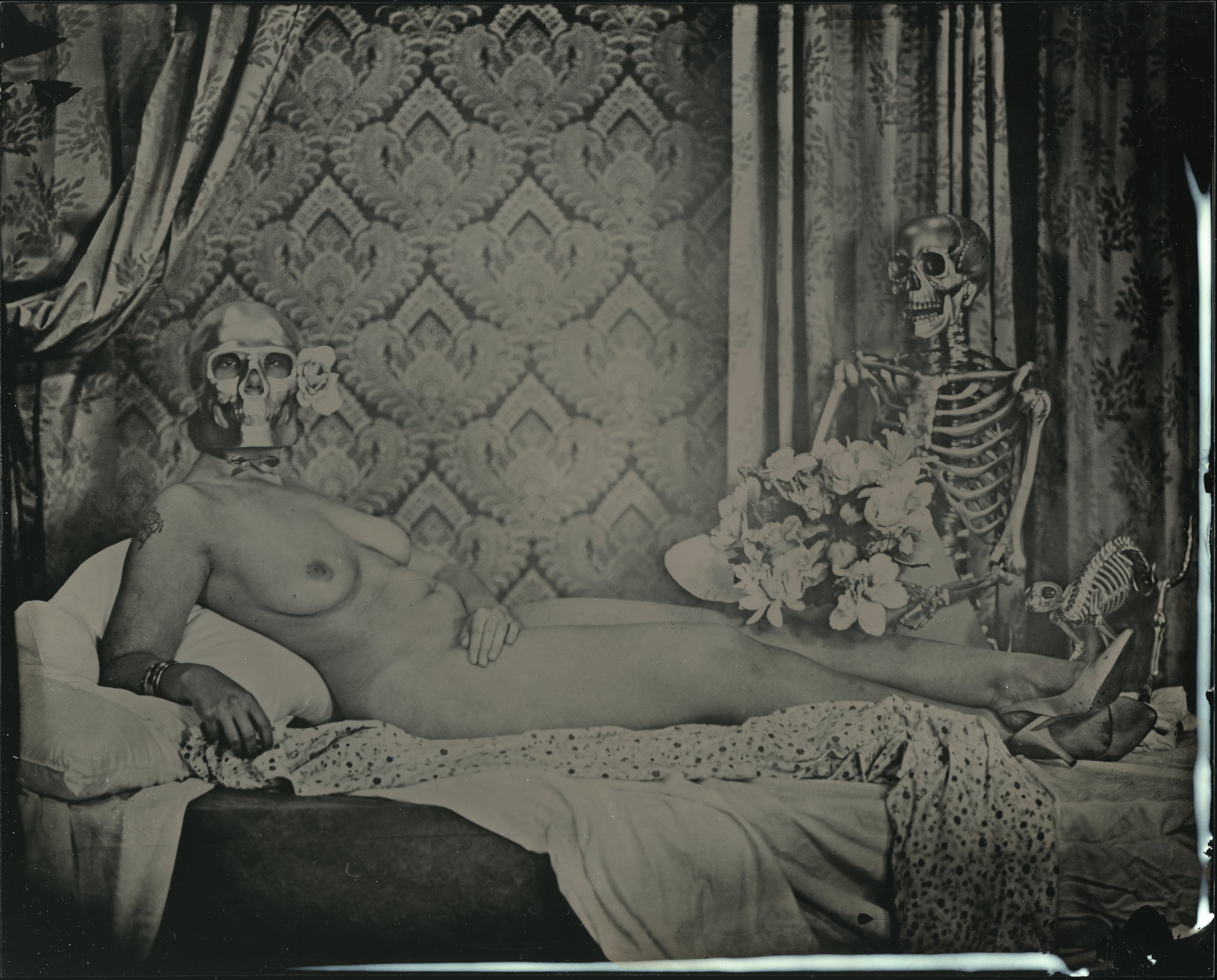   “Olympia Reincarnate”   2019  Wet Plate Collodion  8x10 