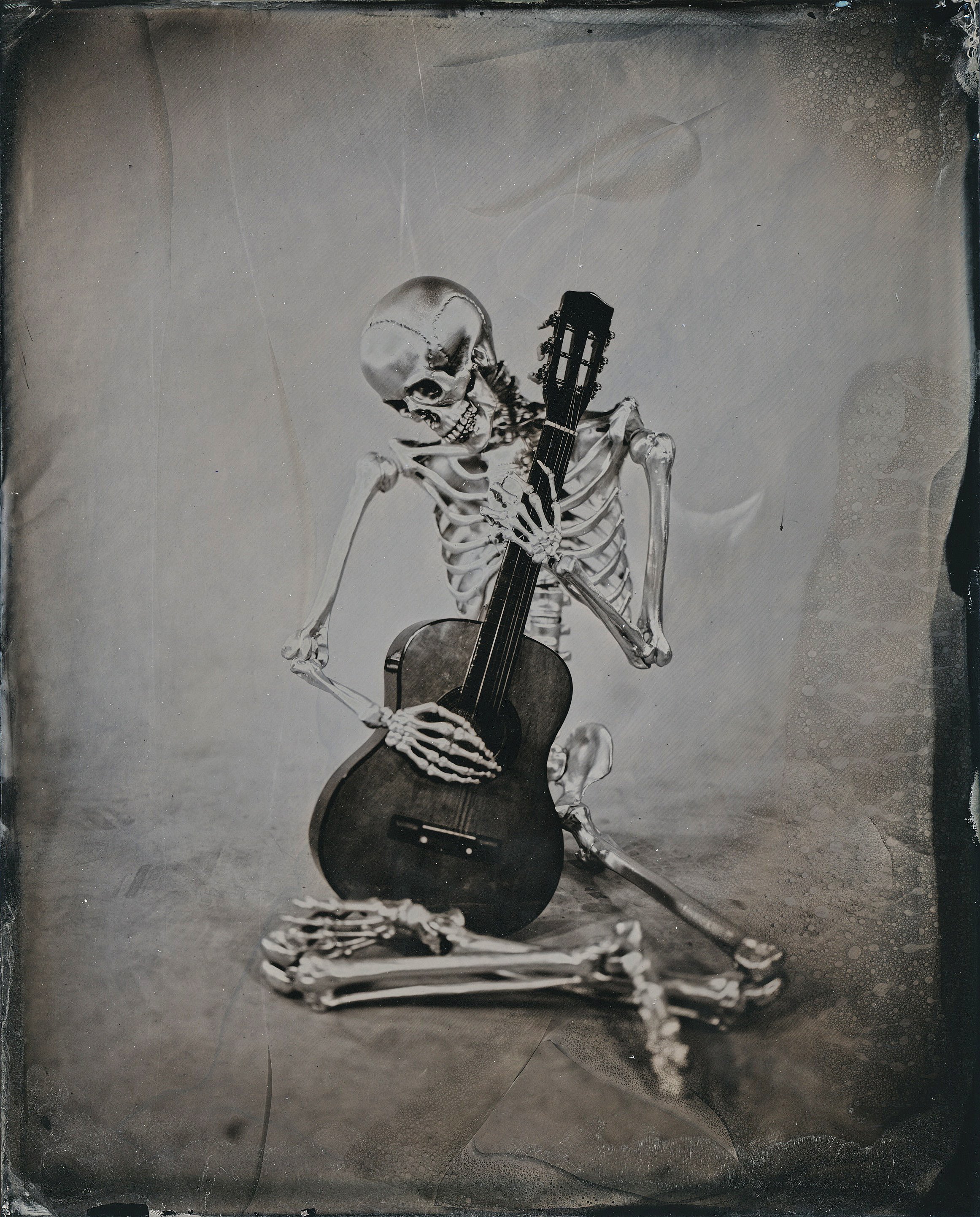   “The Guitarist”    2019  Wet Plate Collodion  8x10 