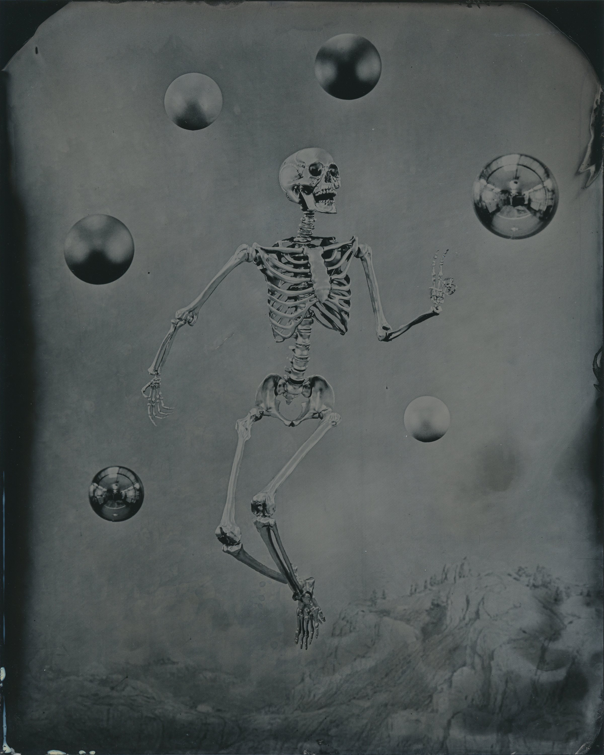  “Suspended in the Void”  2022  Wet Plate Collodion  8x10 