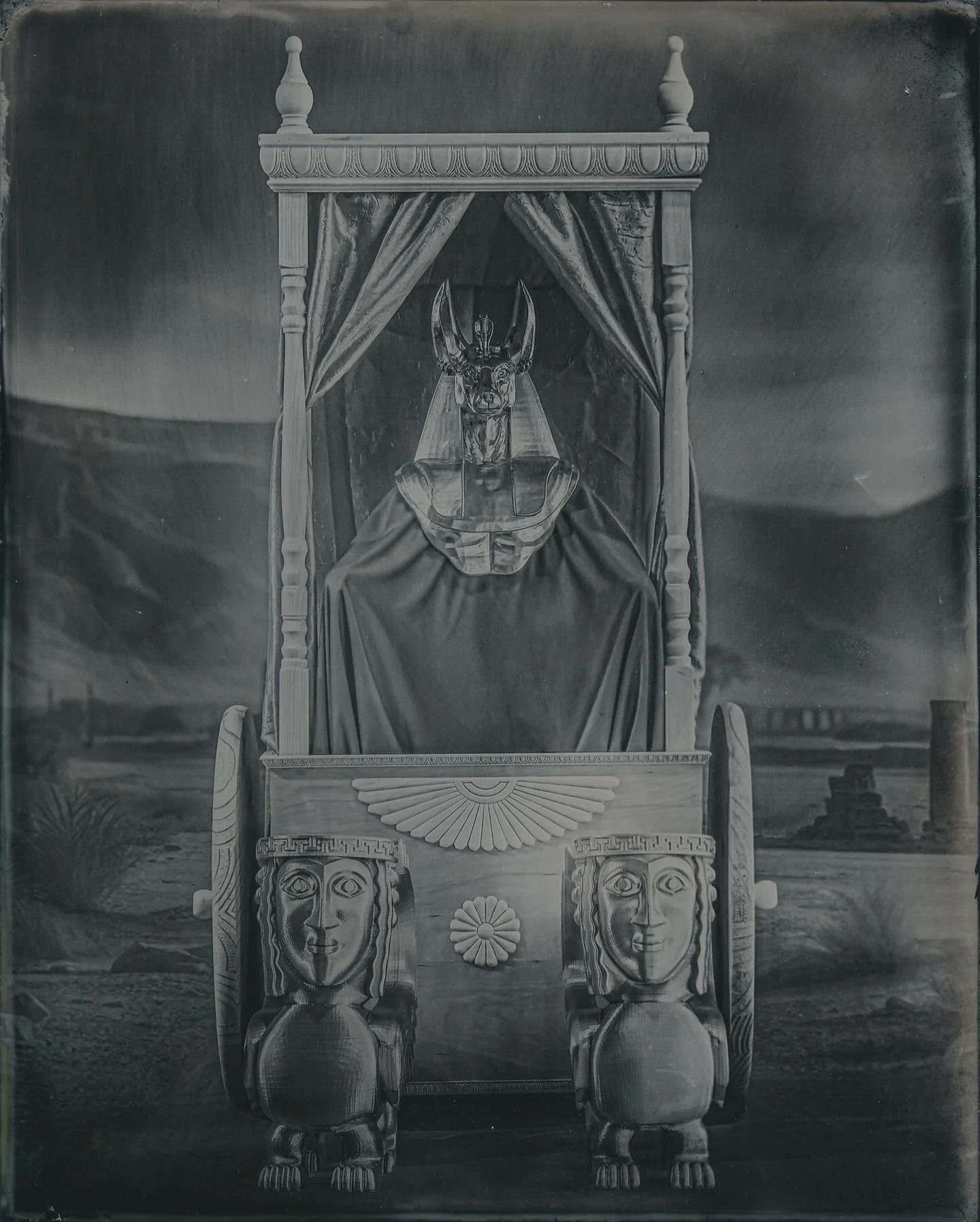 The Chariot 

8x10 wet plate collodion photograph