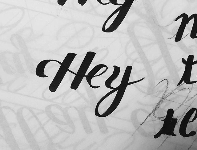 Some letters. Big thanks to @jenmussari for the amazing workshop @squarespace yesterday.