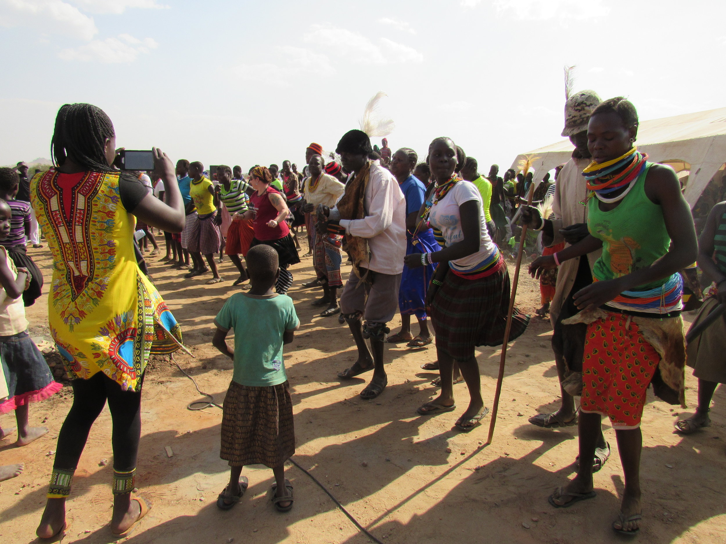 Kayepas village dancing for us